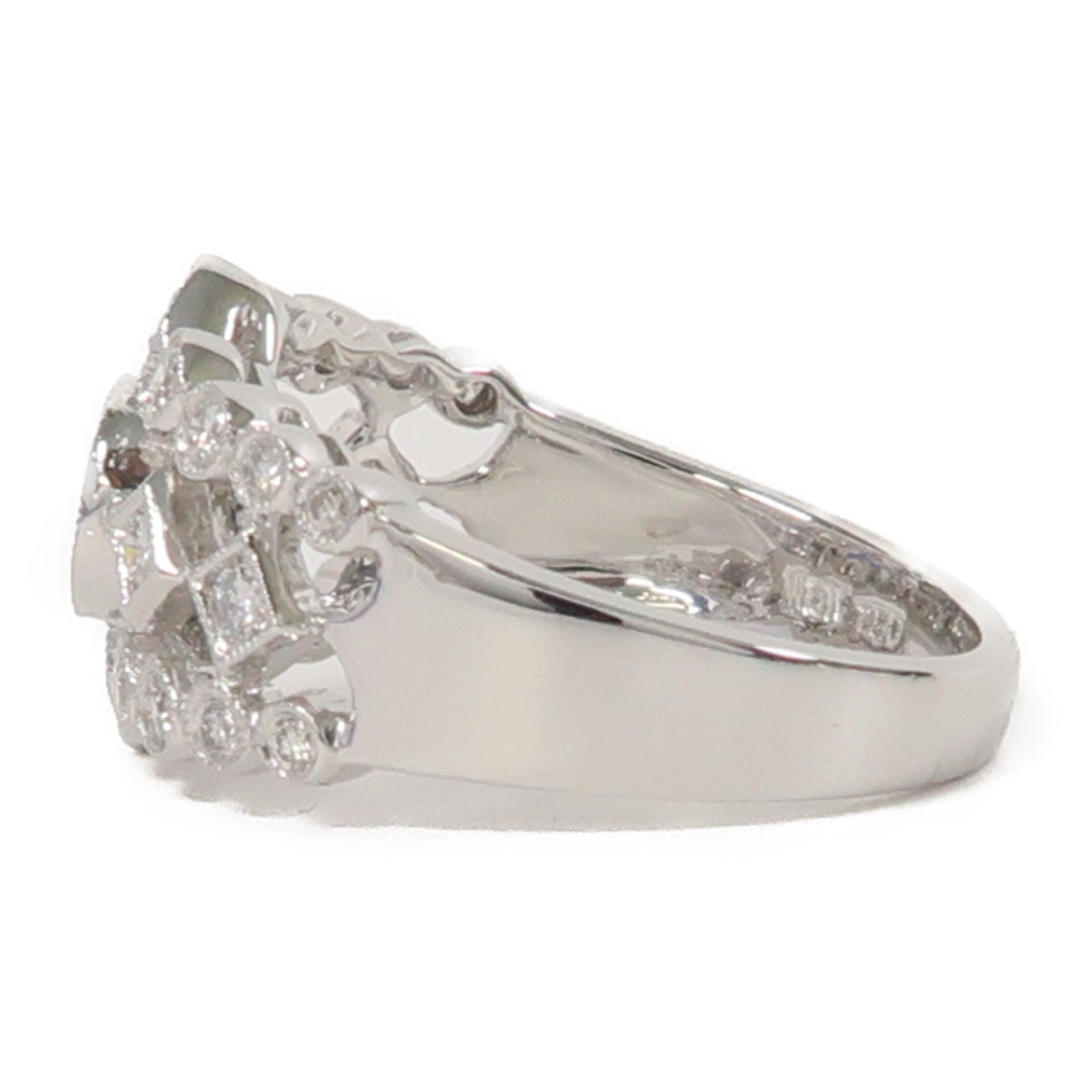 JEWELRY 18K白金Diamond Ring 5.28g戒指US#6.25