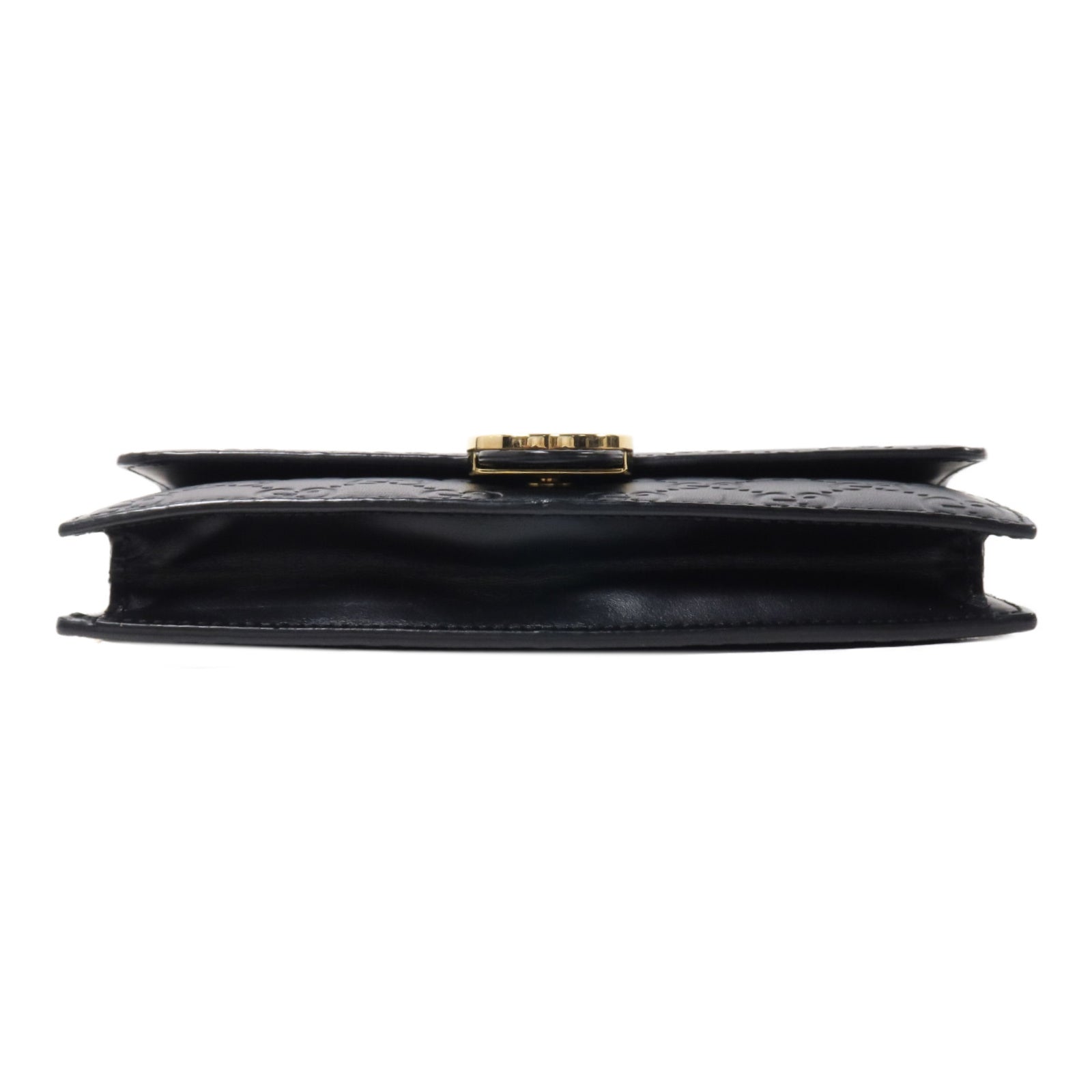 GUCCI 牛皮皮革Guccissima Chain Wallet鏈帶肩背袋