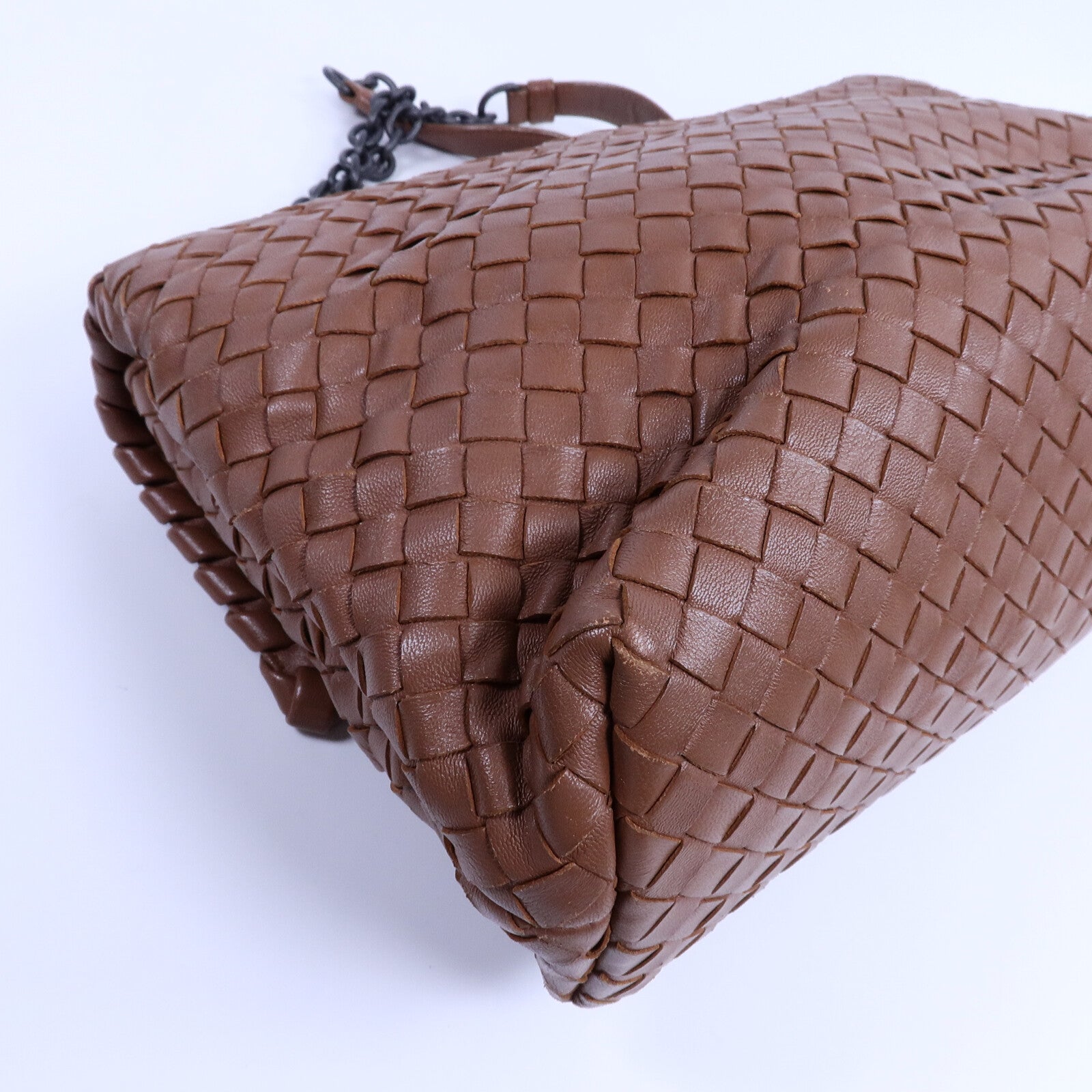 BOTTEGA VENETA 羊皮皮革Chain Shoulder Bag鏈帶肩背袋