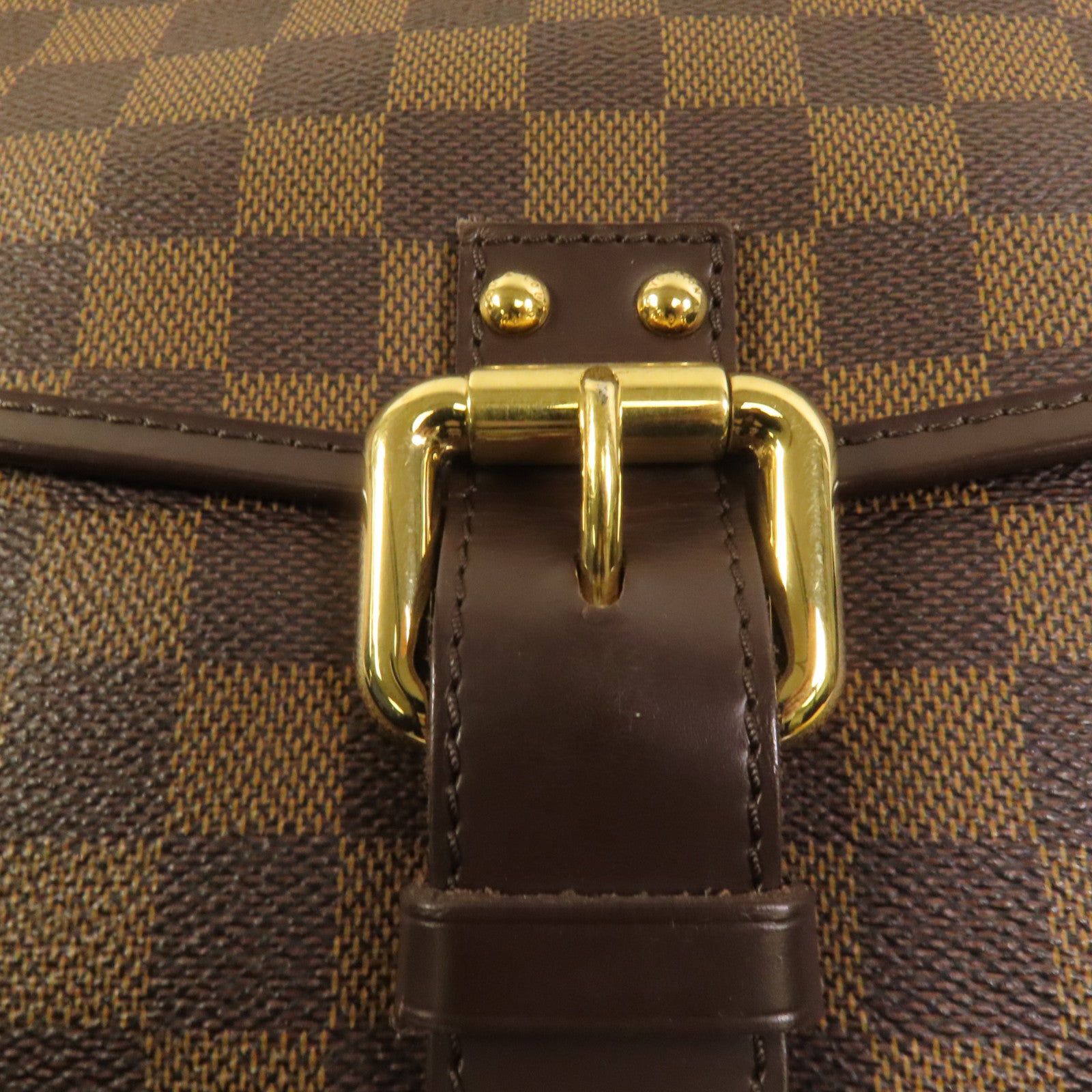 LOUIS VUITTON Damier Highbury金扣肩背袋