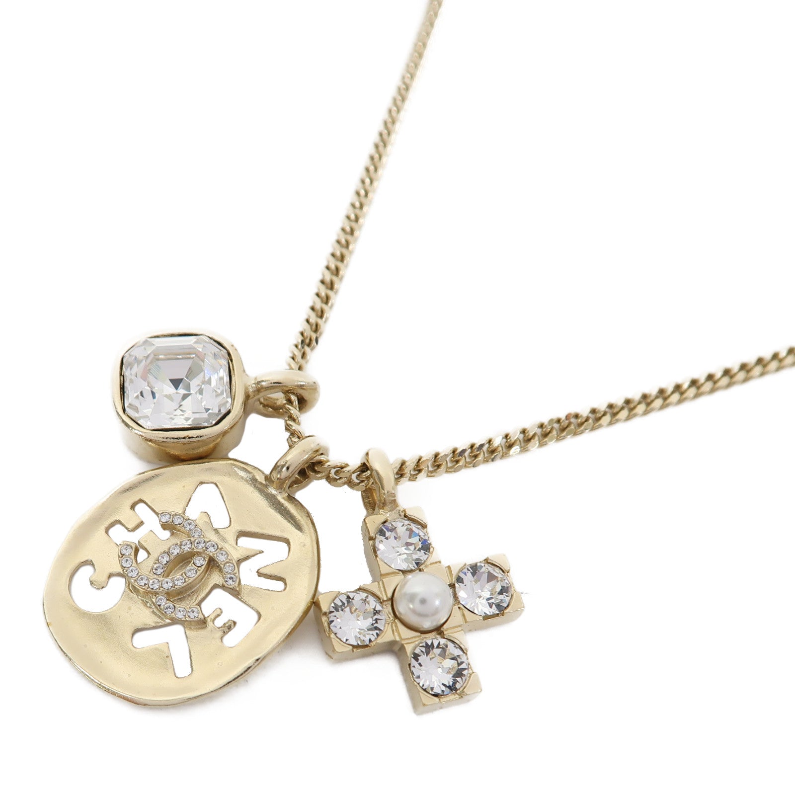 CHANEL 【激減優惠】金屬Neckalce項鍊金色