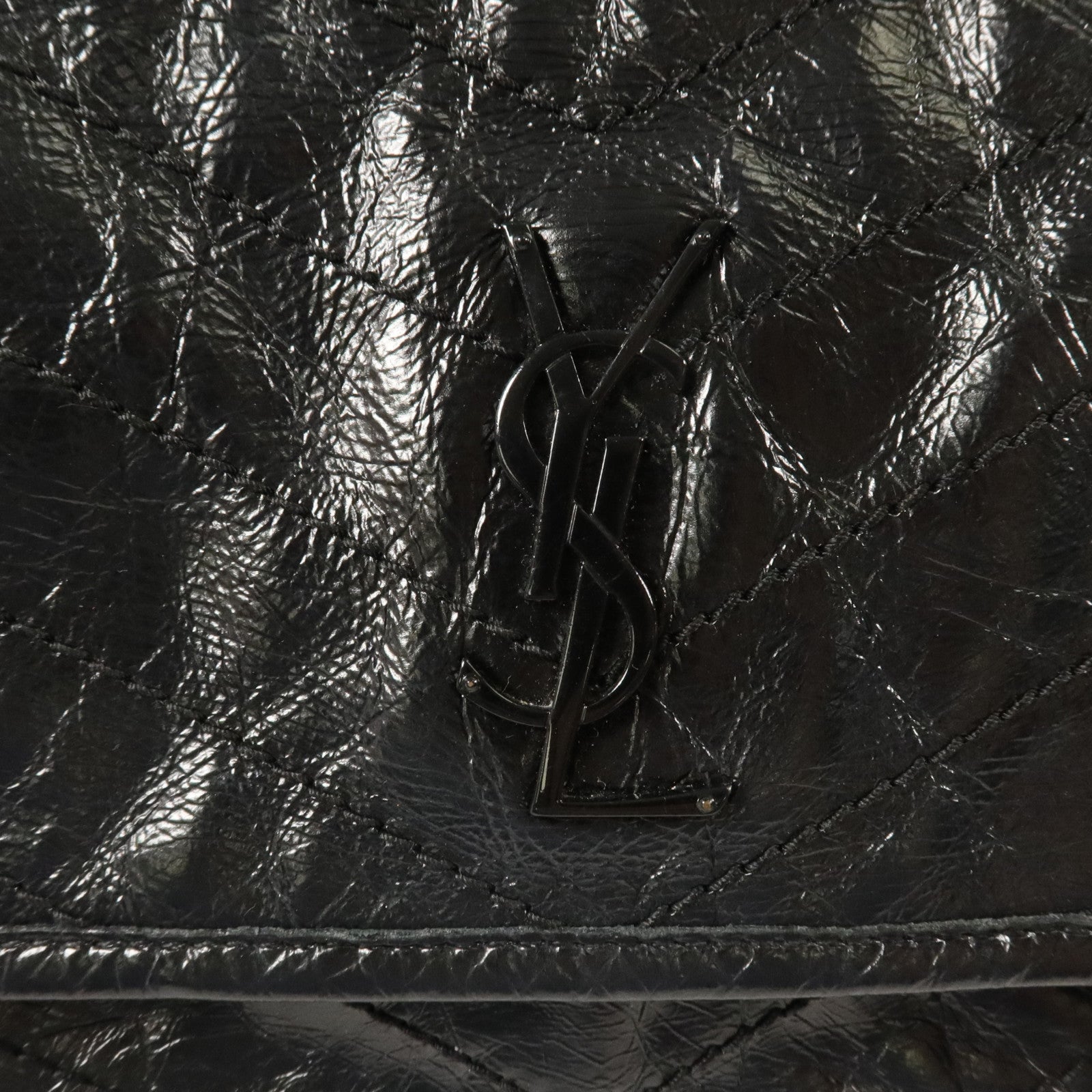 SAINT LAURENT 牛皮皮革Niki Baby銀扣鏈帶肩背袋