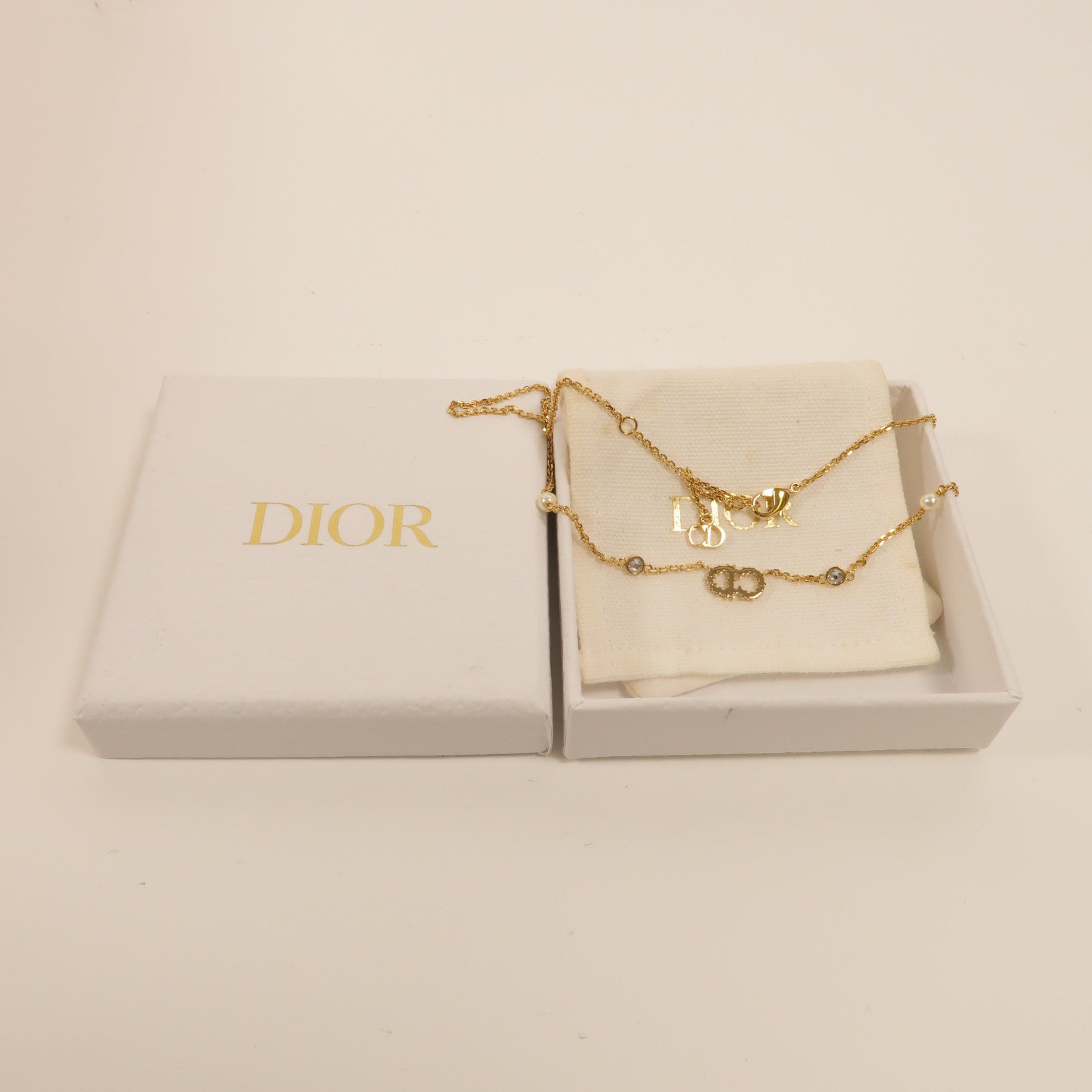 Dior 金屬Clair D Lune項鍊