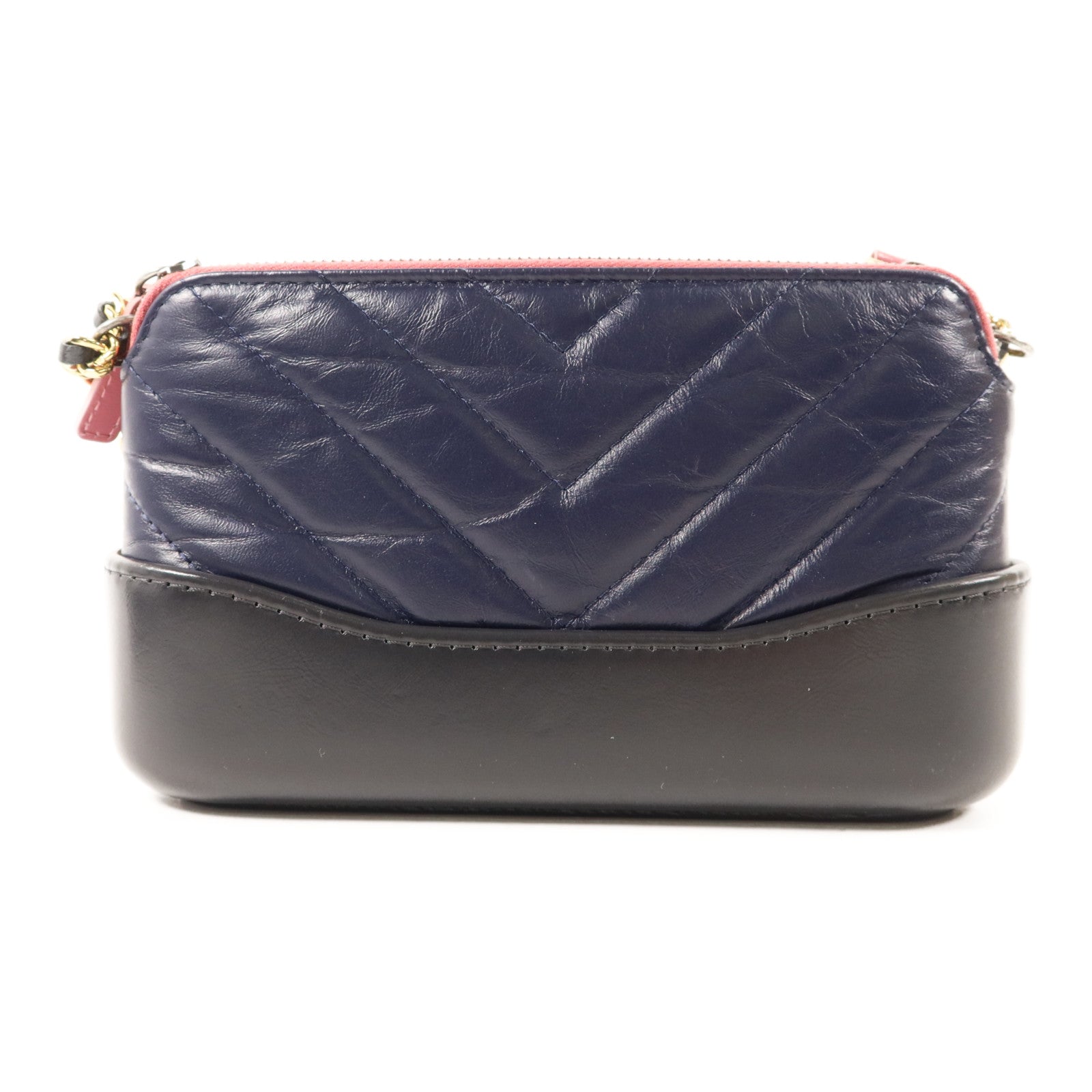 CHANEL 牛皮皮革Gabrielle Wallet On Chain鏈帶肩背袋