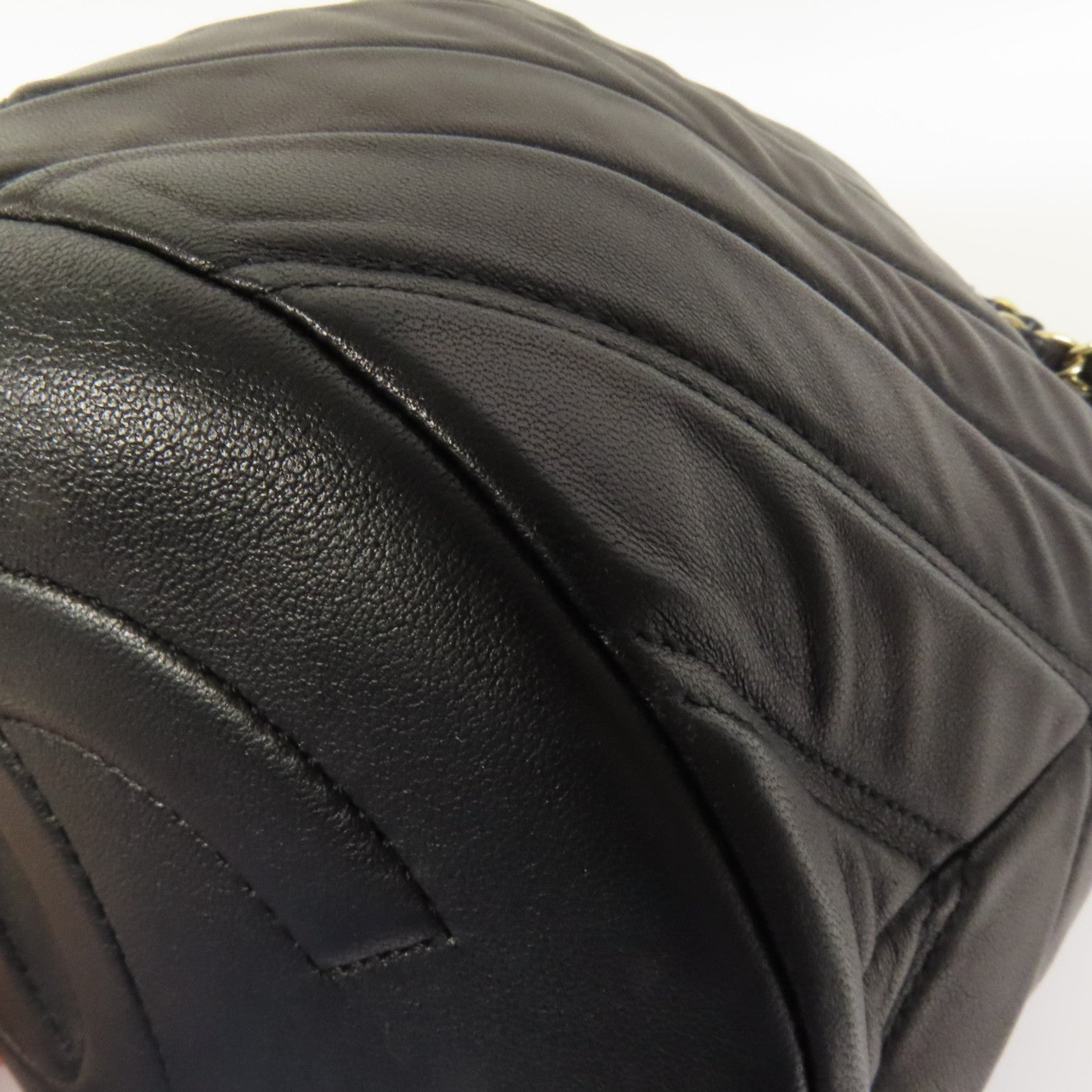 CHANEL 羊皮皮革Chain Shoulder Bag金扣肩背袋