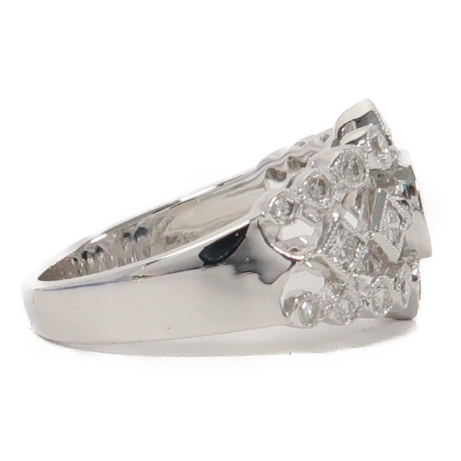 JEWELRY 18K白金Diamond Ring 5.28g戒指US#6.25