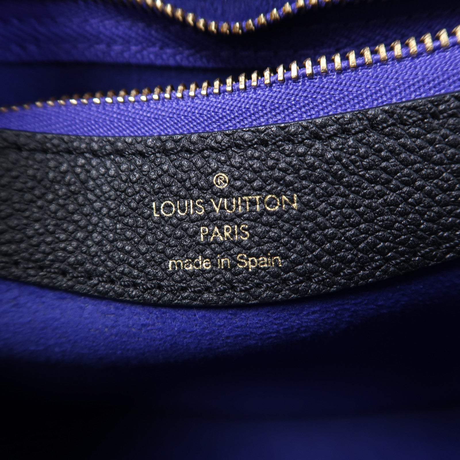 LOUIS VUITTON Monogram Empreinte Diane金扣肩背袋黑色