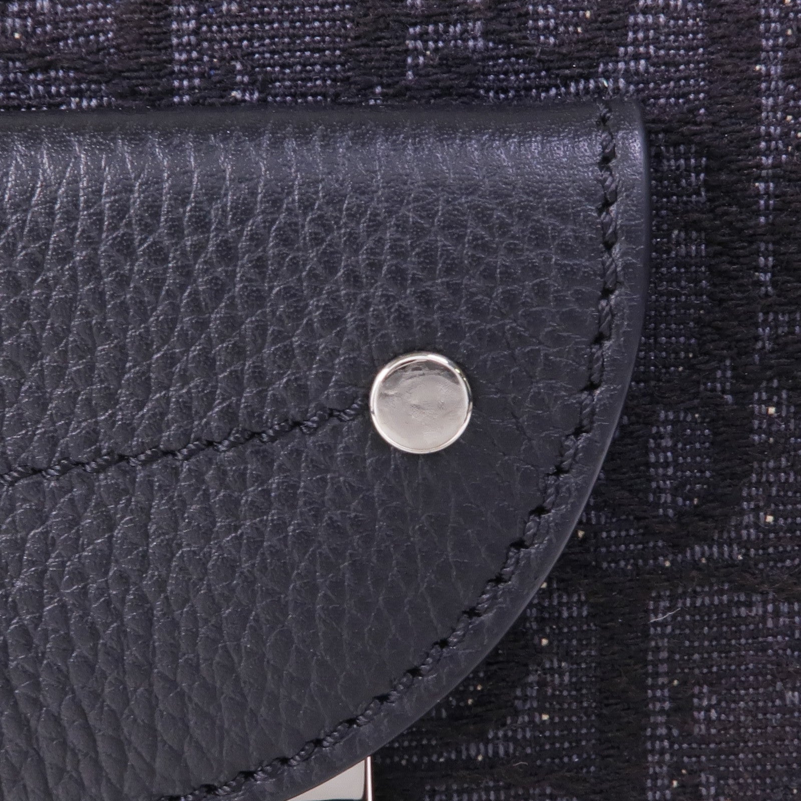 Dior 帆布/皮革Saddle Bag肩背袋