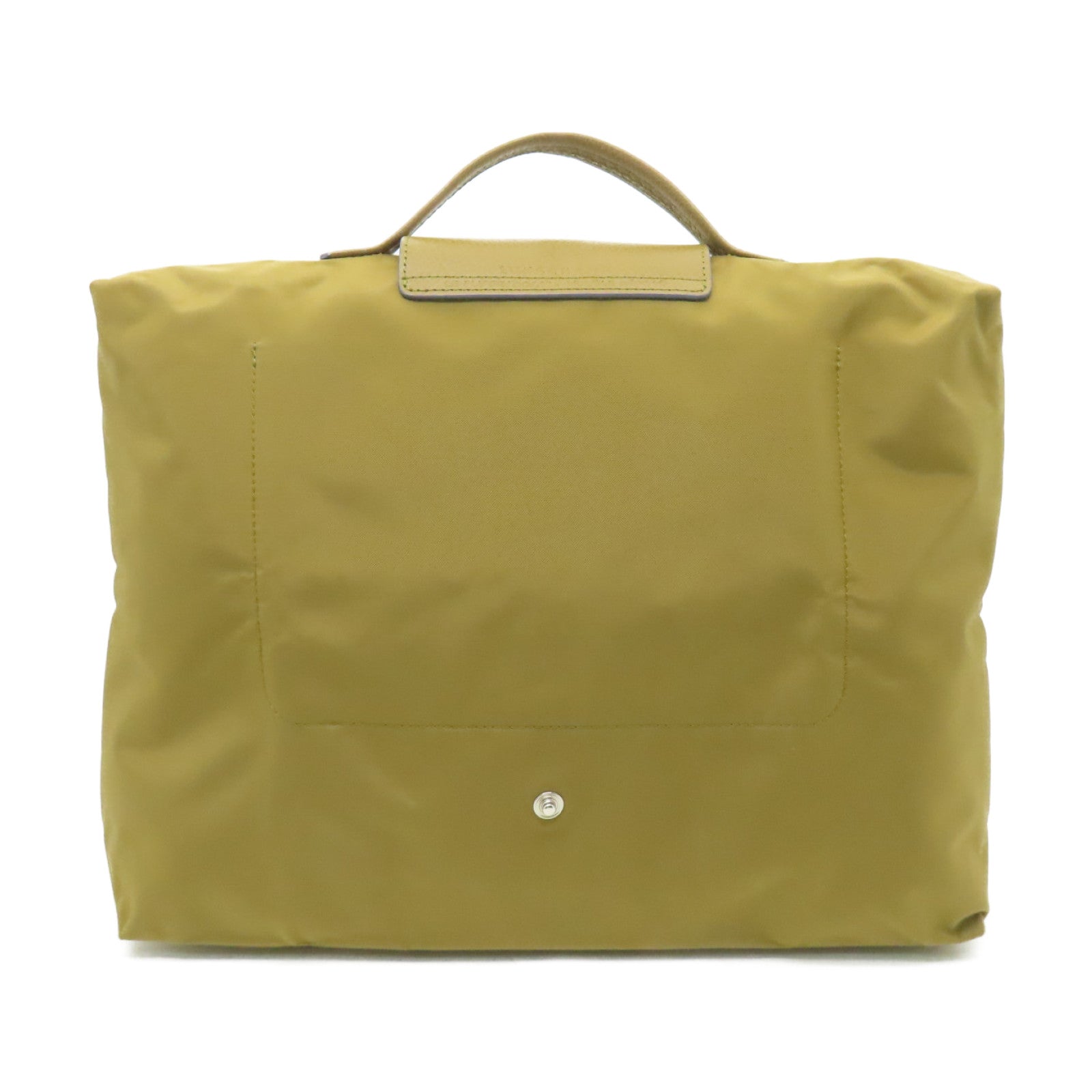 Longchamp 【激減優惠】尼龍Handbag銀扣手挽袋棕色