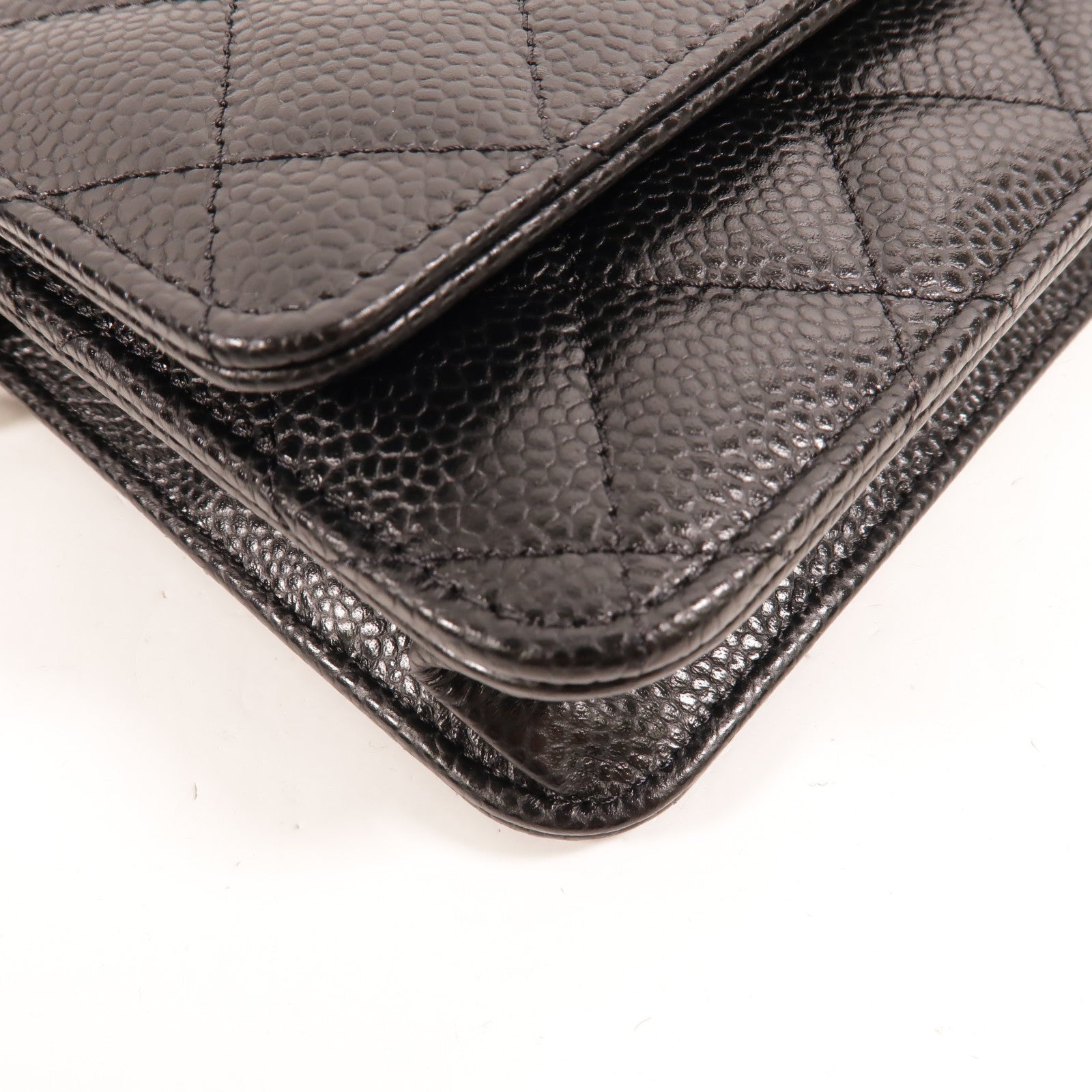 CHANEL 牛皮皮革WOC Wallet On Chain鏈帶肩背袋