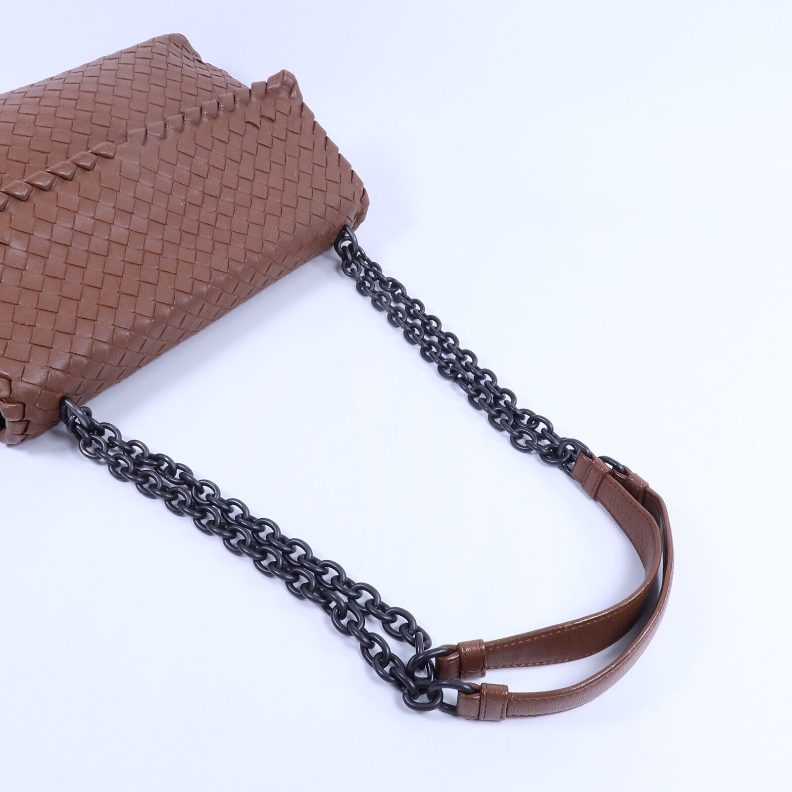 BOTTEGA VENETA 羊皮皮革Chain Shoulder Bag鏈帶肩背袋