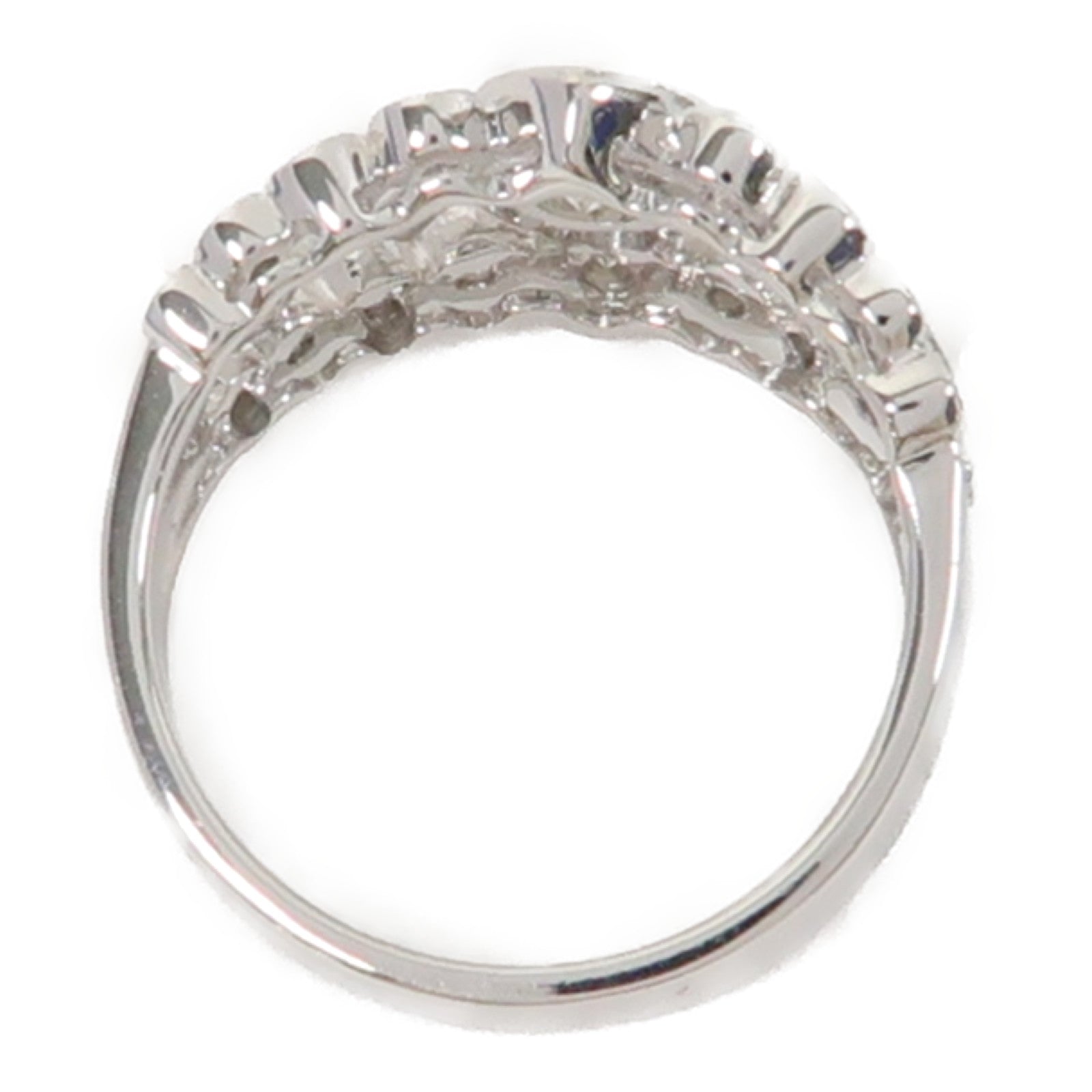JEWELRY 18K白金Diamond Ring 5.28g戒指US#6.25