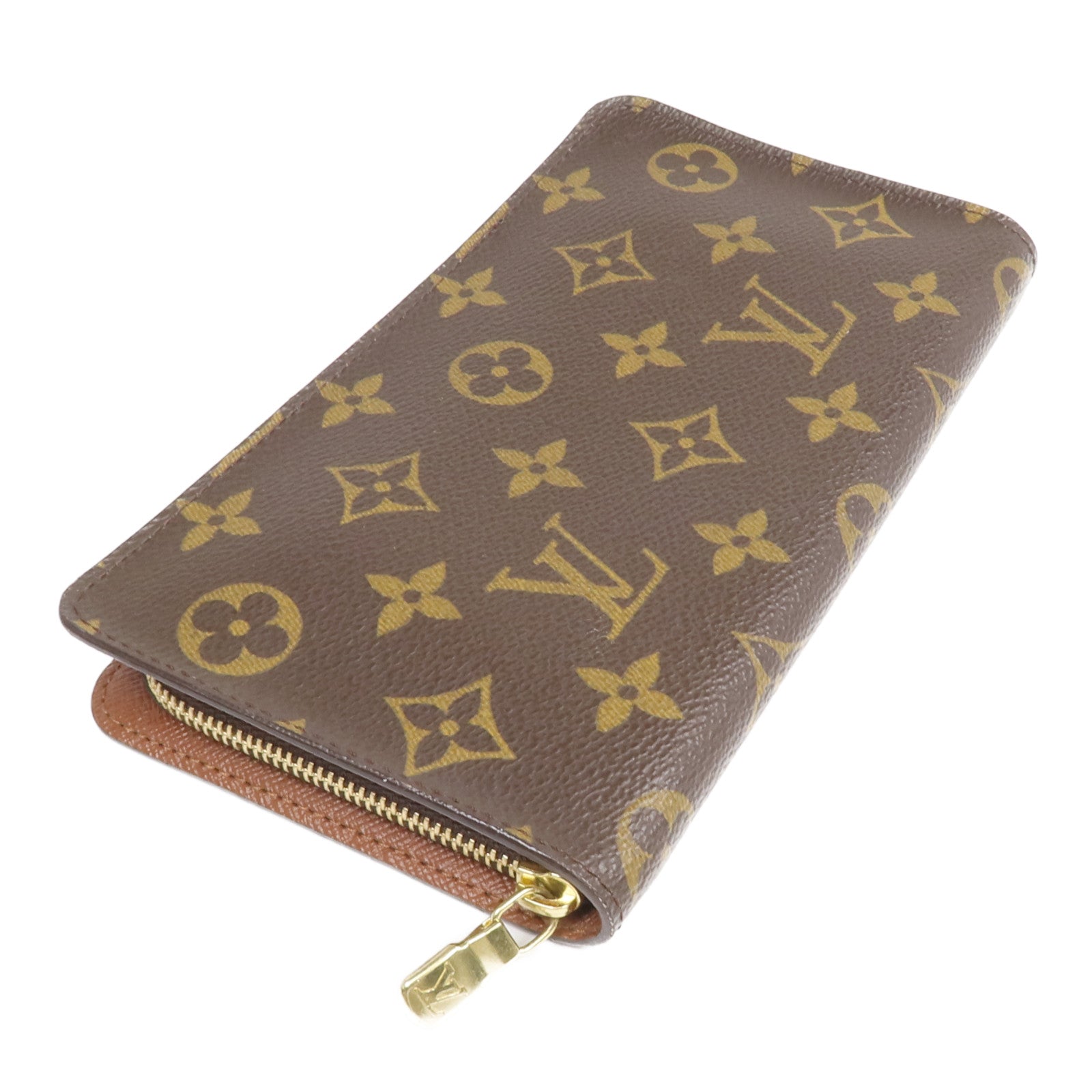 LOUIS VUITTON 【激減優惠】Monogram Porte Monnaie Zip金扣長錢包