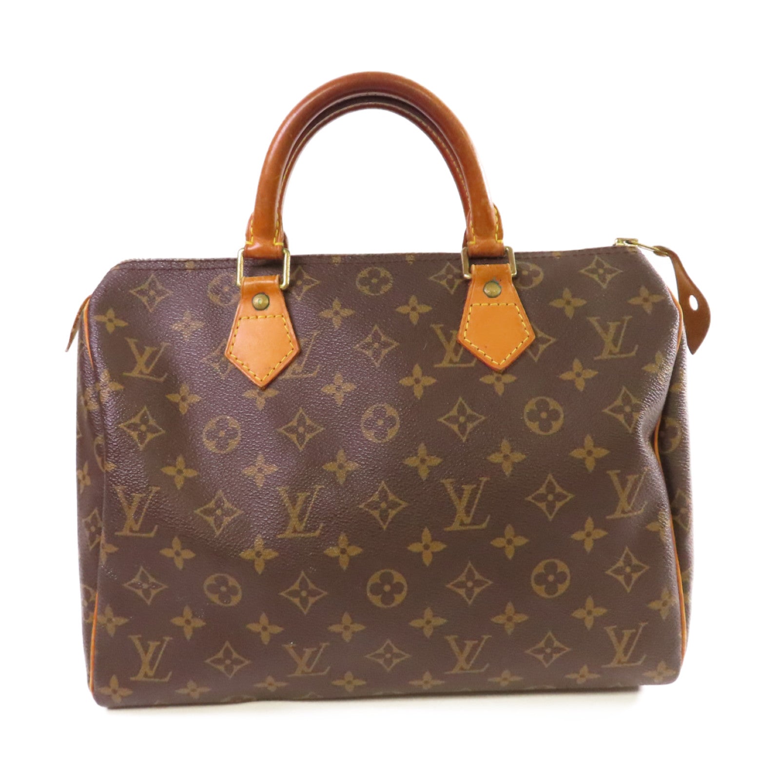 LOUIS VUITTON 【激減優惠】Monogram Speedy 30 Hand Bag金扣手挽袋啡色
