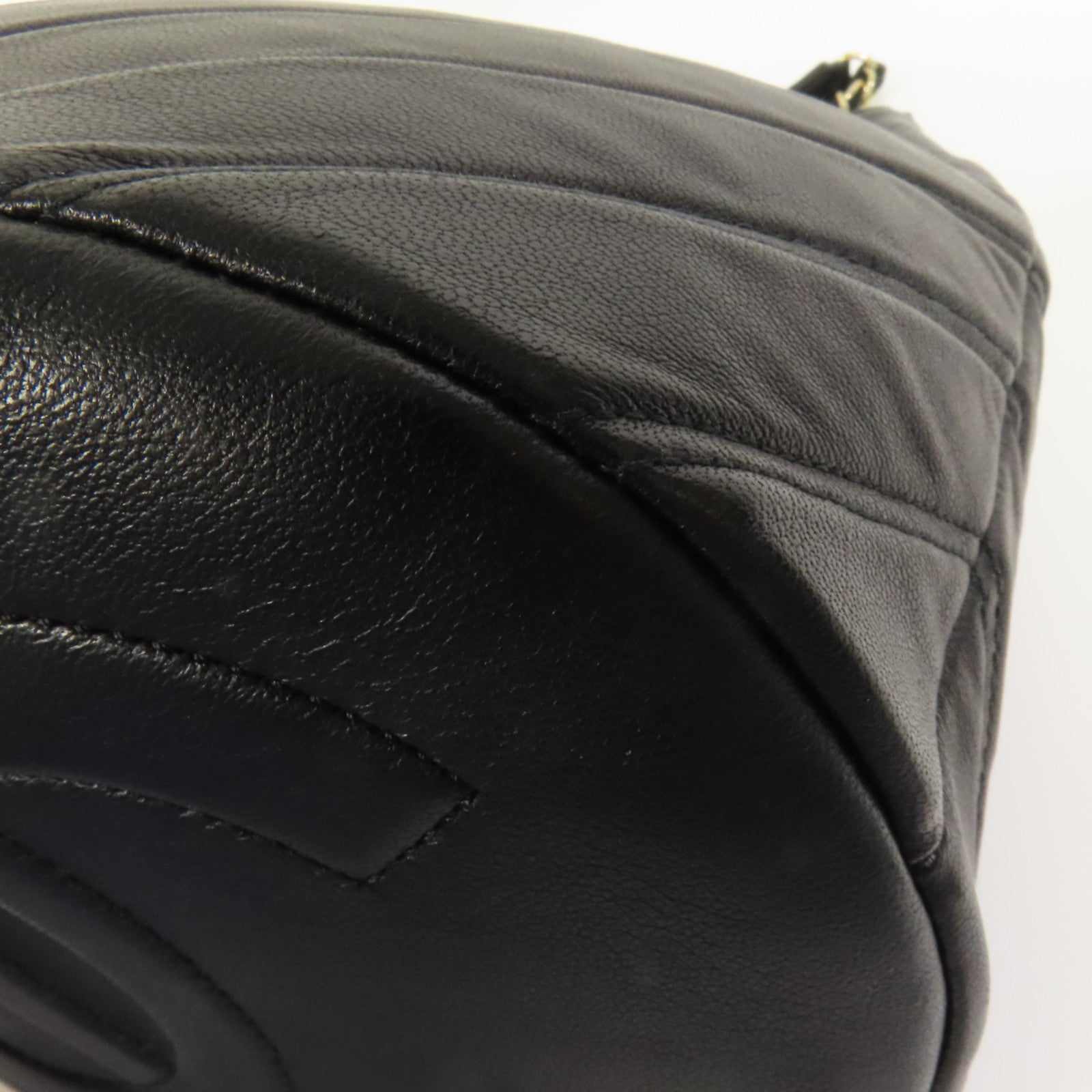 CHANEL 羊皮皮革Chain Shoulder Bag金扣肩背袋