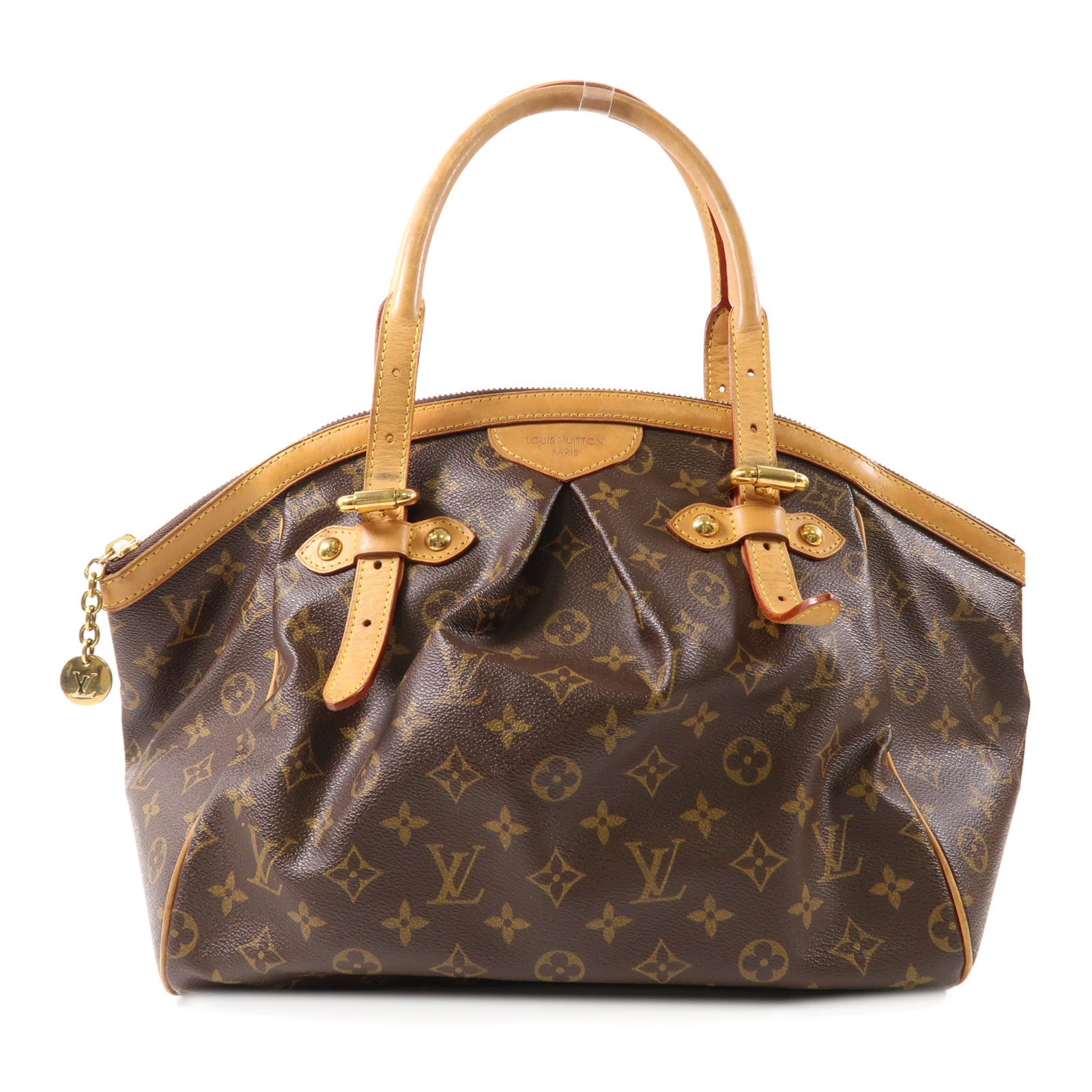 LOUIS VUITTON LV GHW Tivoli GM Shoulder Bag M40144 Monogram Brown