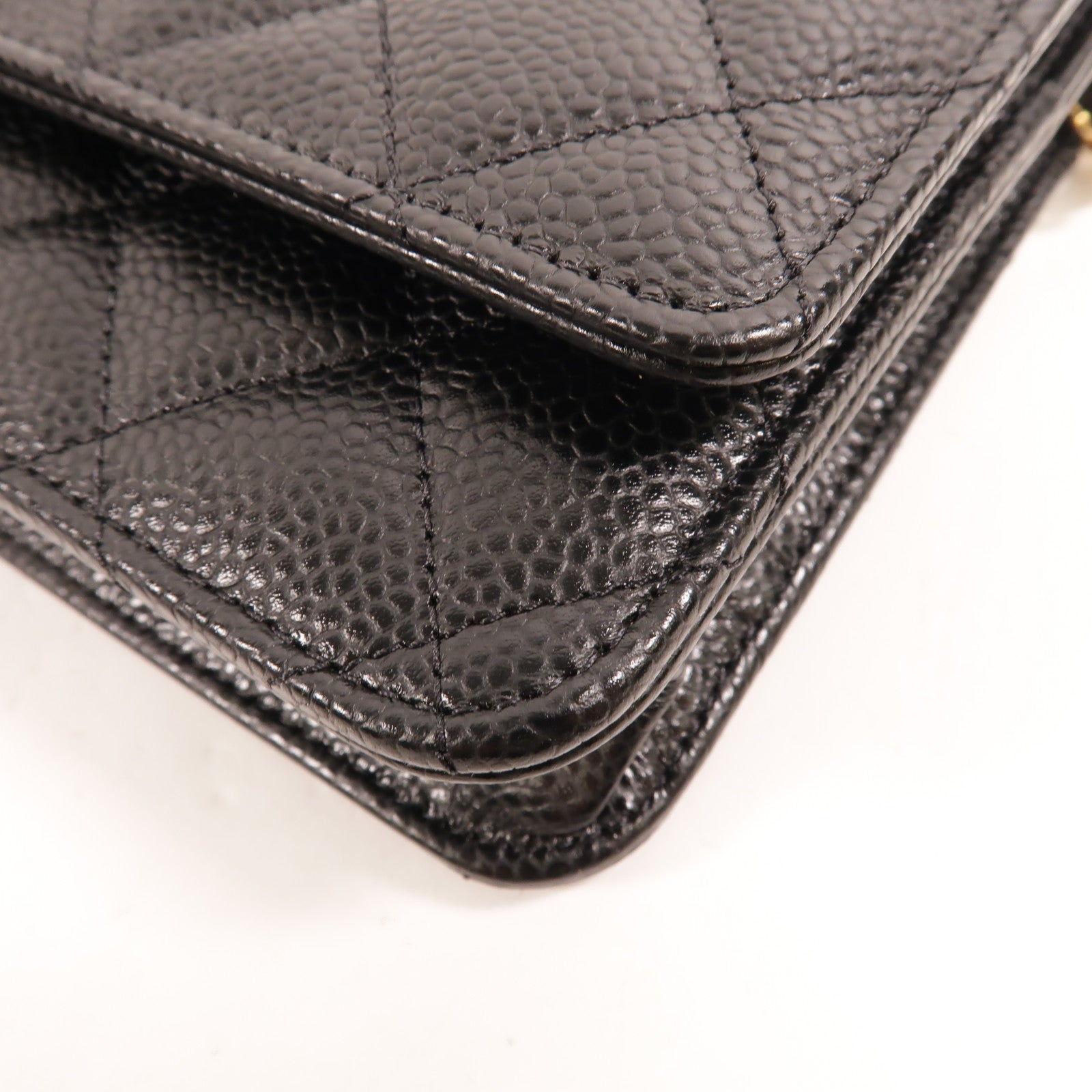 CHANEL 牛皮皮革WOC Wallet On Chain鏈帶肩背袋