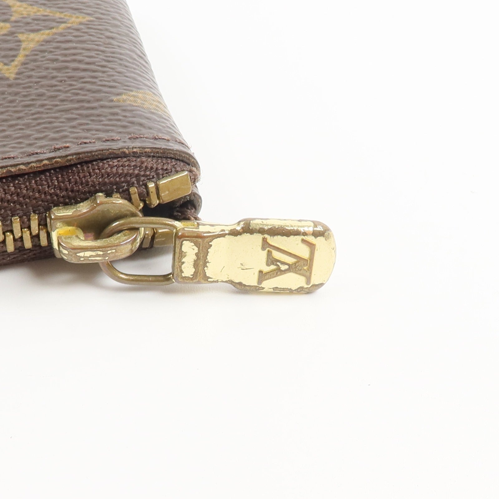 LOUIS VUITTON Monogram Key Pouch金扣鎖匙包