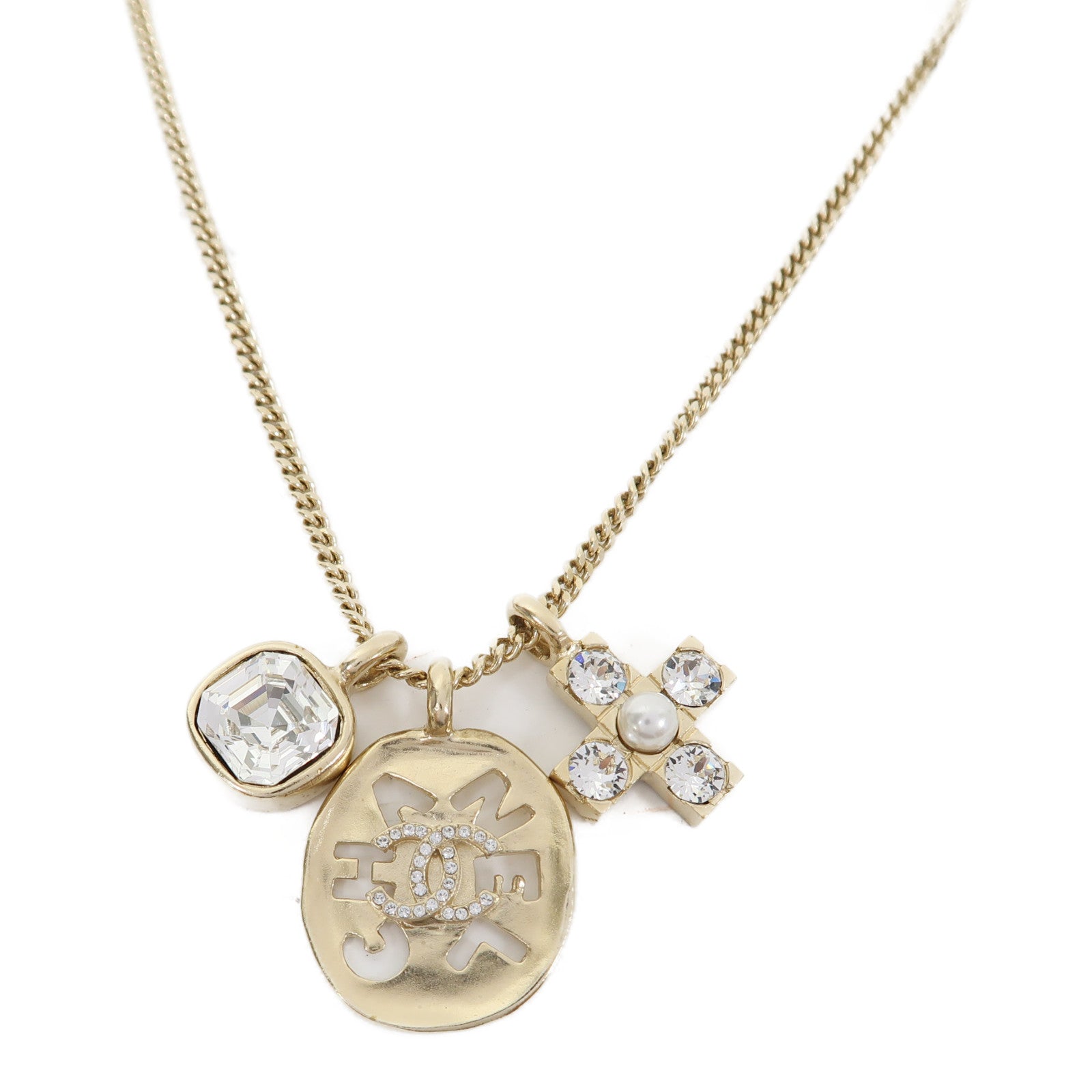 CHANEL 【激減優惠】金屬Neckalce項鍊金色