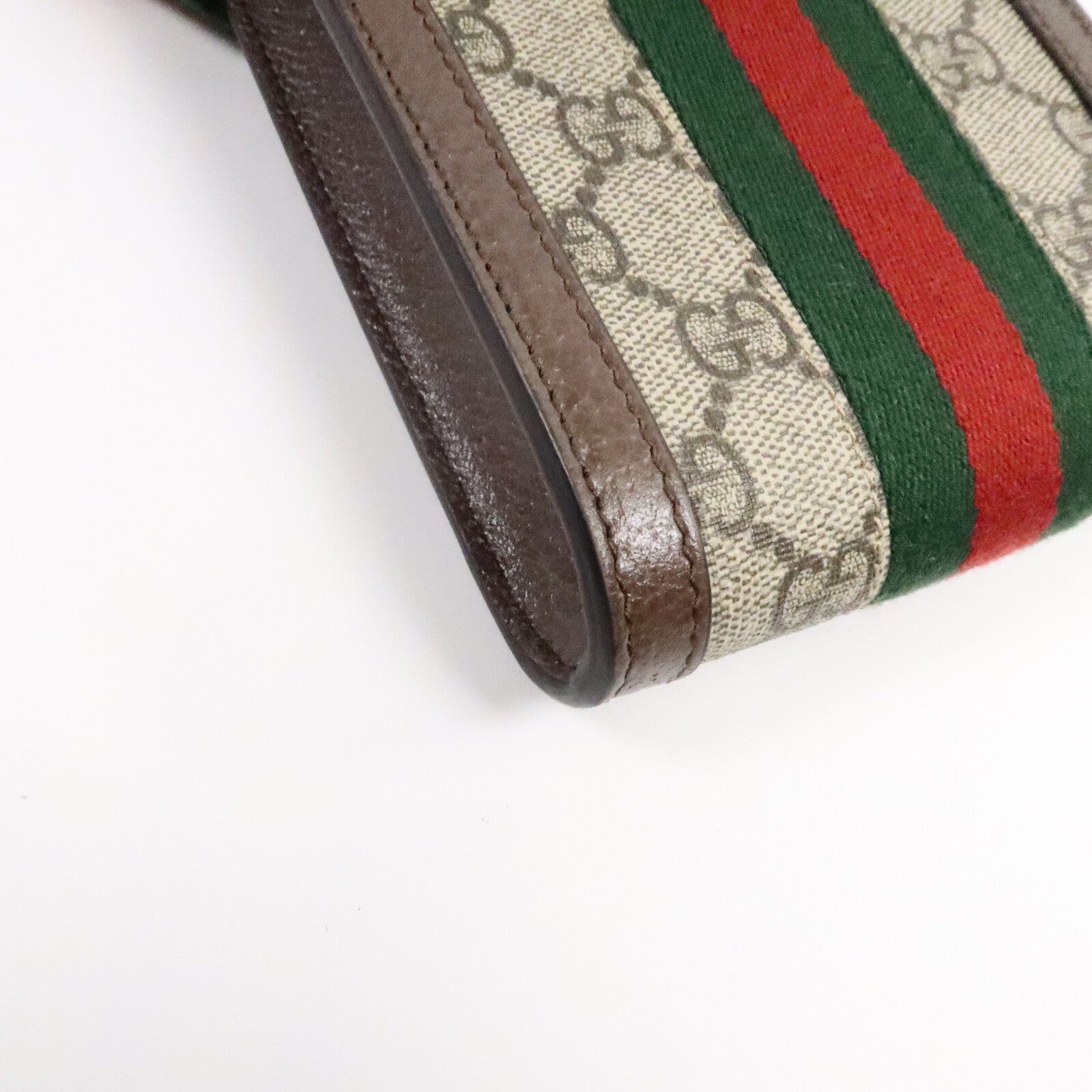 GUCCI 塗層帆布Mini Ophidia Wallet Belt Bag肩背袋