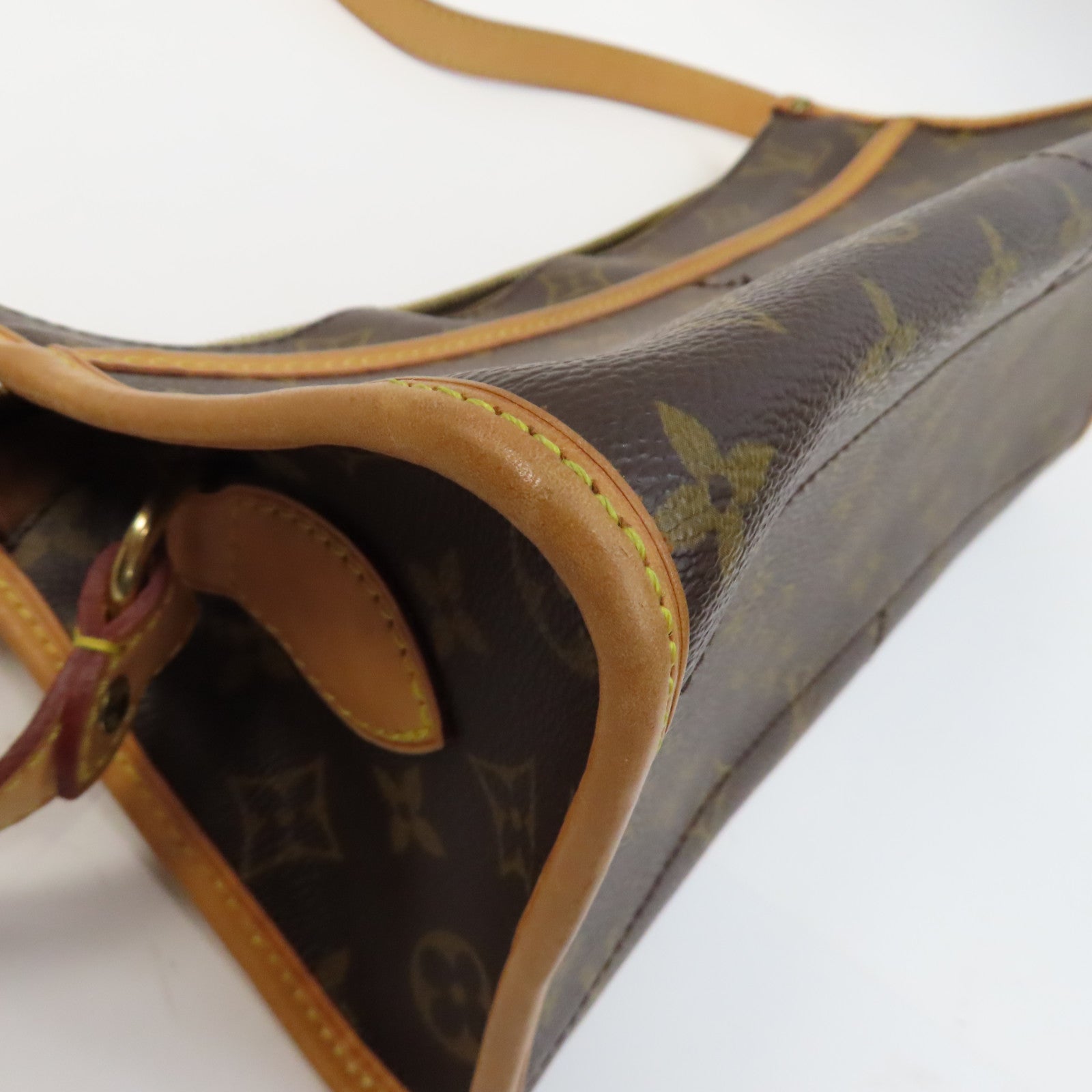 LOUIS VUITTON Monogram Popincourt金扣肩背袋啡色