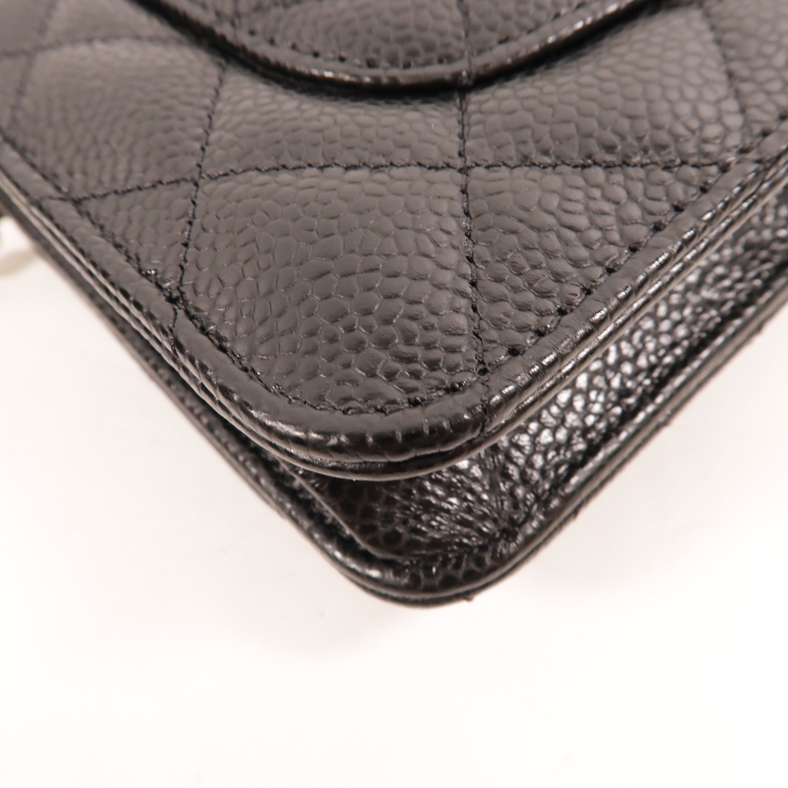 CHANEL 牛皮皮革WOC Wallet On Chain鏈帶肩背袋
