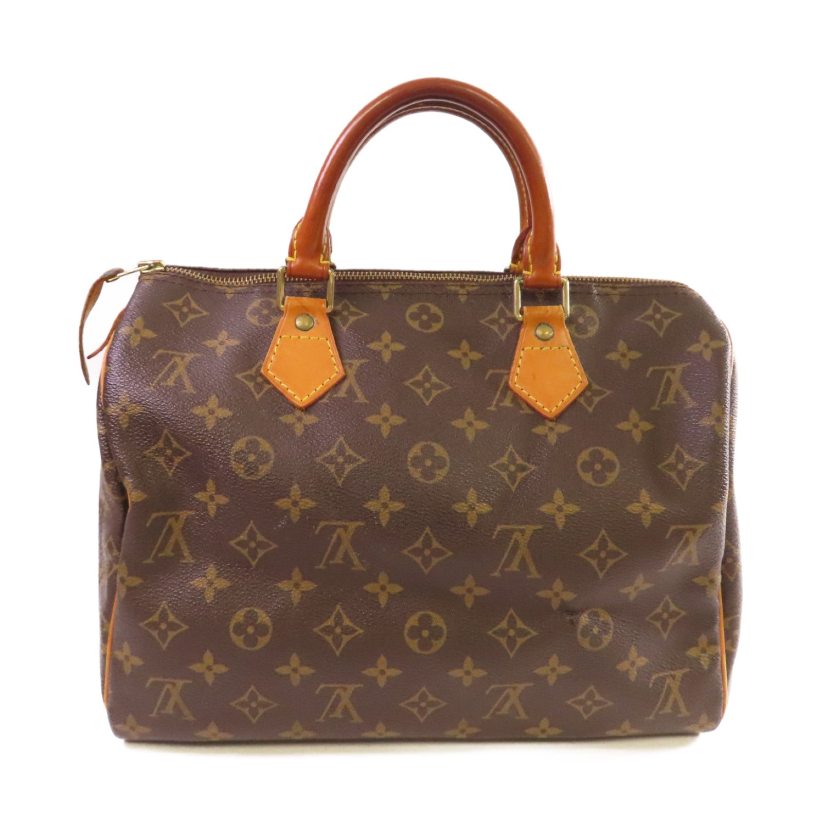 LOUIS VUITTON 【激減優惠】Monogram Speedy 30 Hand Bag金扣手挽袋啡色