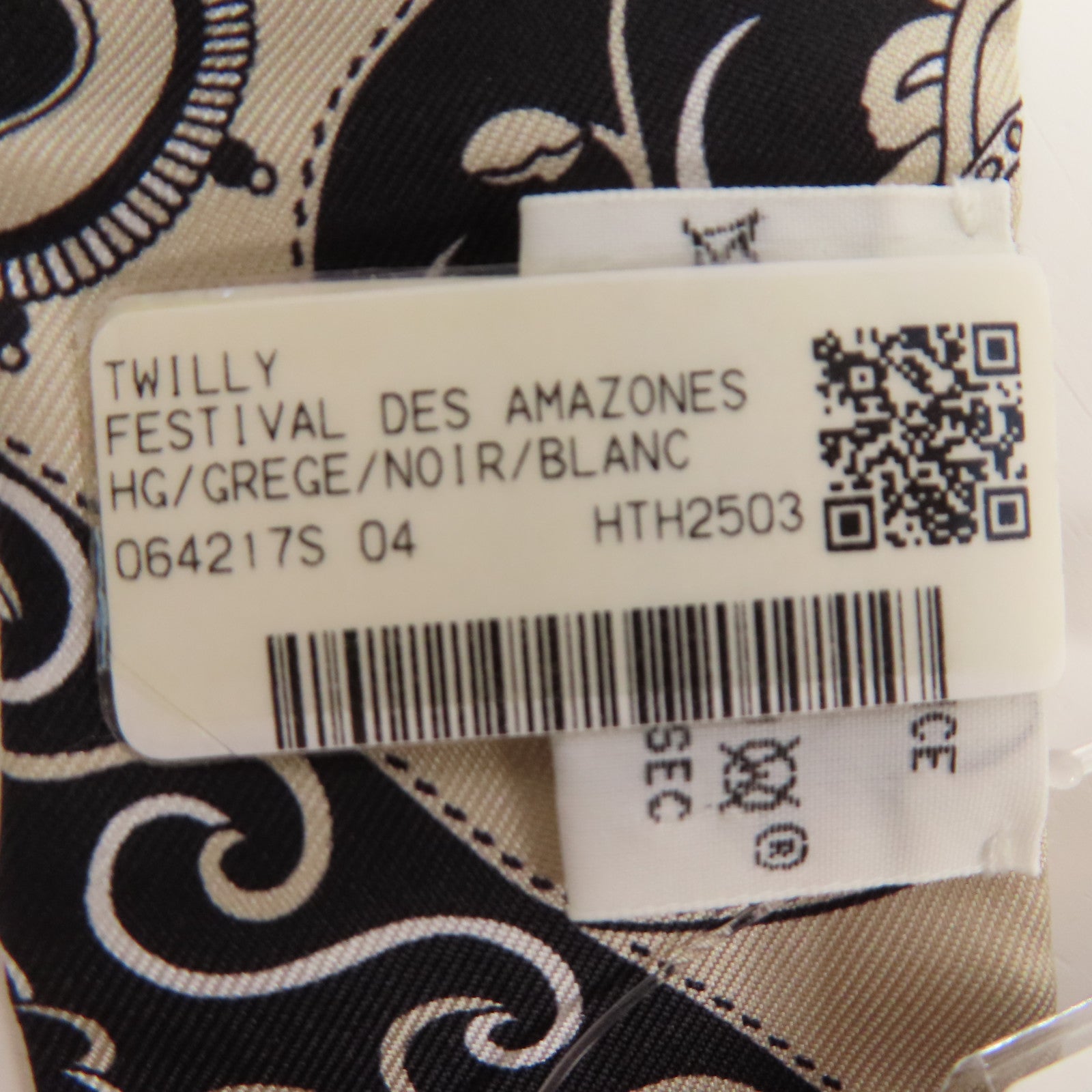 HERMES 絲質Twilly絲巾