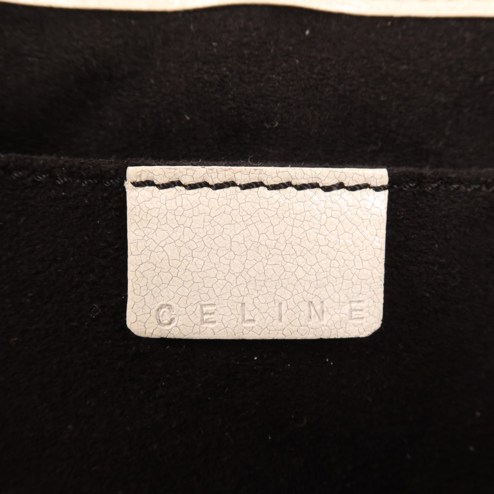 CELINE 牛皮皮革Boogie銀扣手挽袋