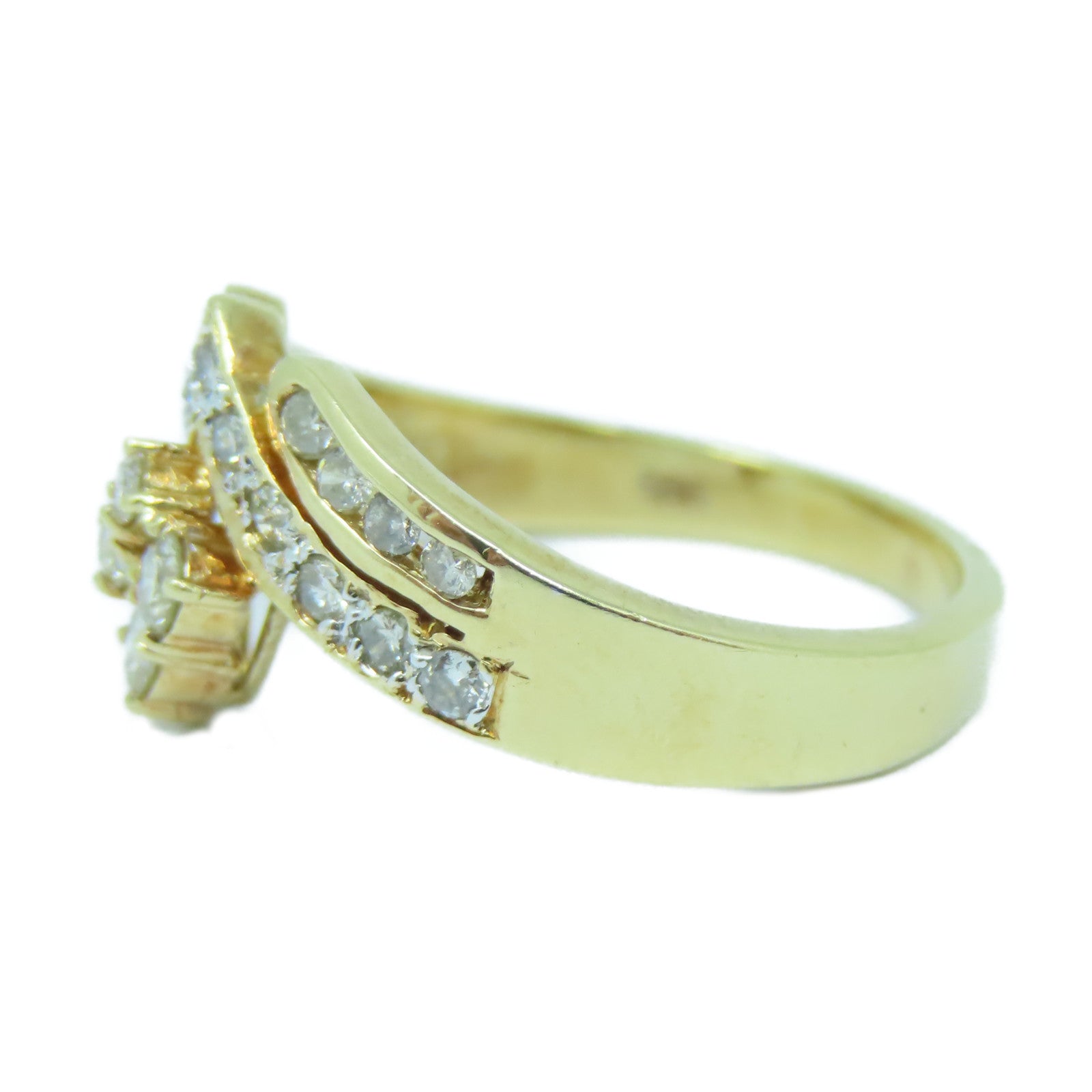 JEWELRY 【激減優惠】14K黃金Ring 3.7g鑽石戒指US#5.75