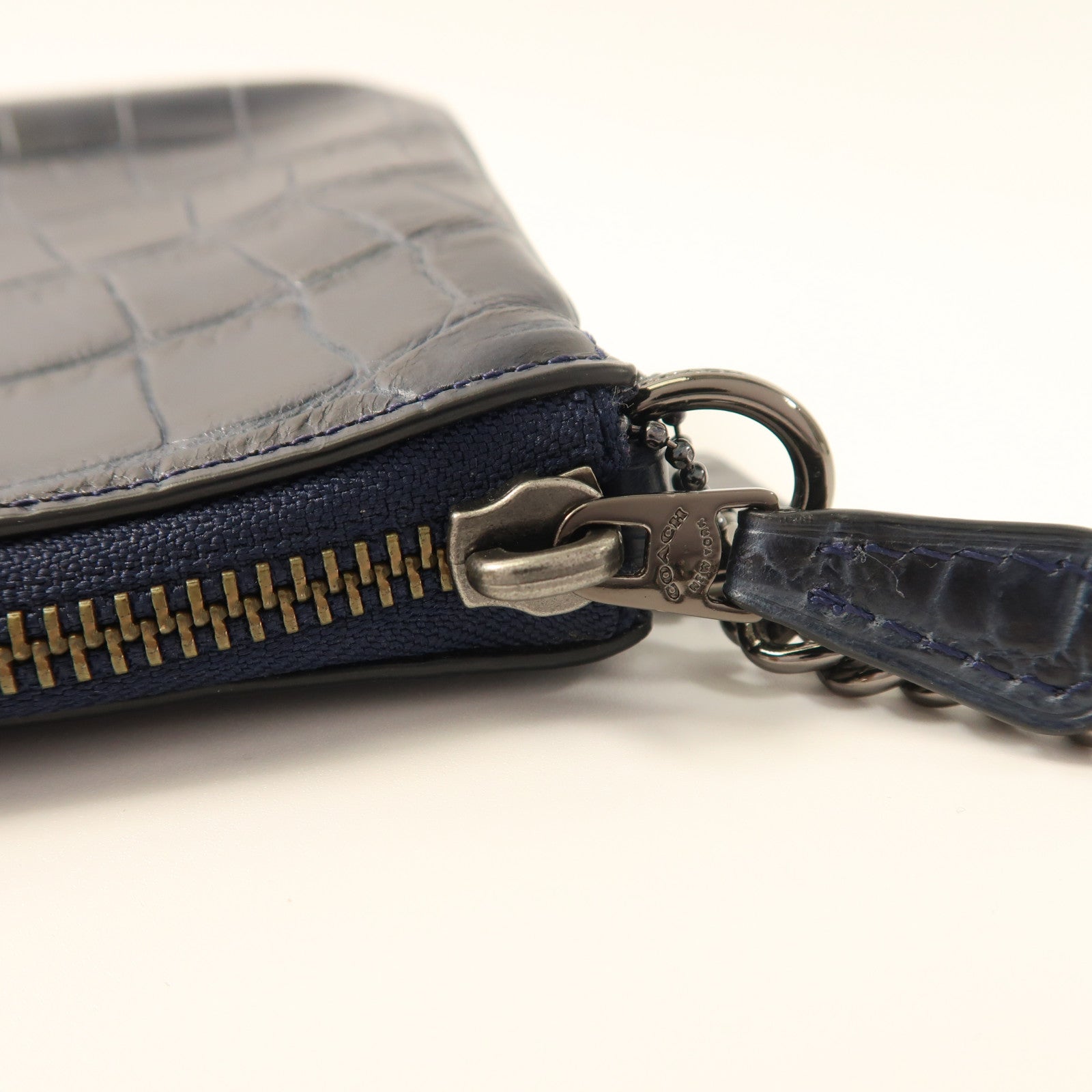 COACH 牛皮皮革Chain Shoulder鏈帶肩背袋