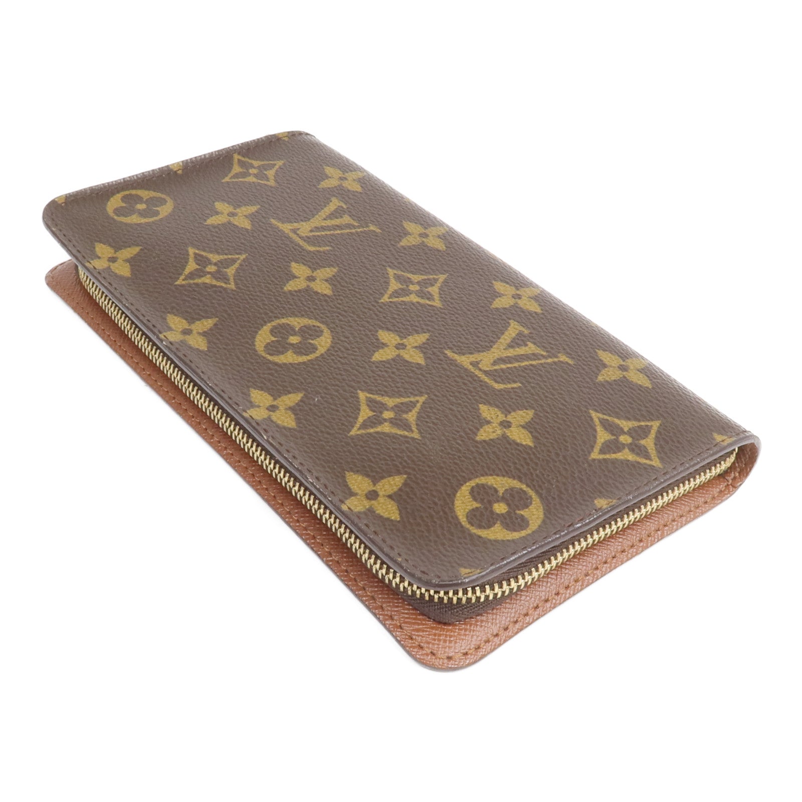 LOUIS VUITTON 【激減優惠】Monogram Porte Monnaie Zip金扣長錢包