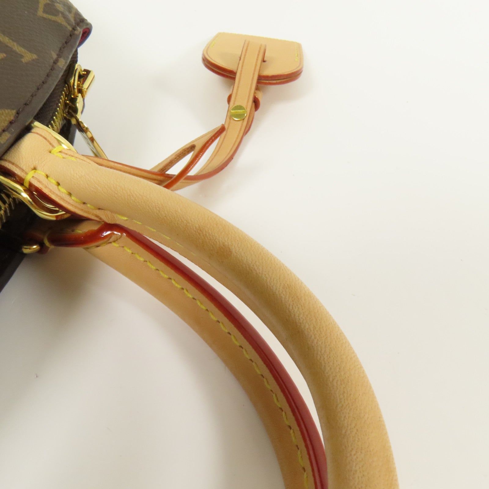 LOUIS VUITTON Monogram Petit Palais金扣手挽肩背兩用袋棕色