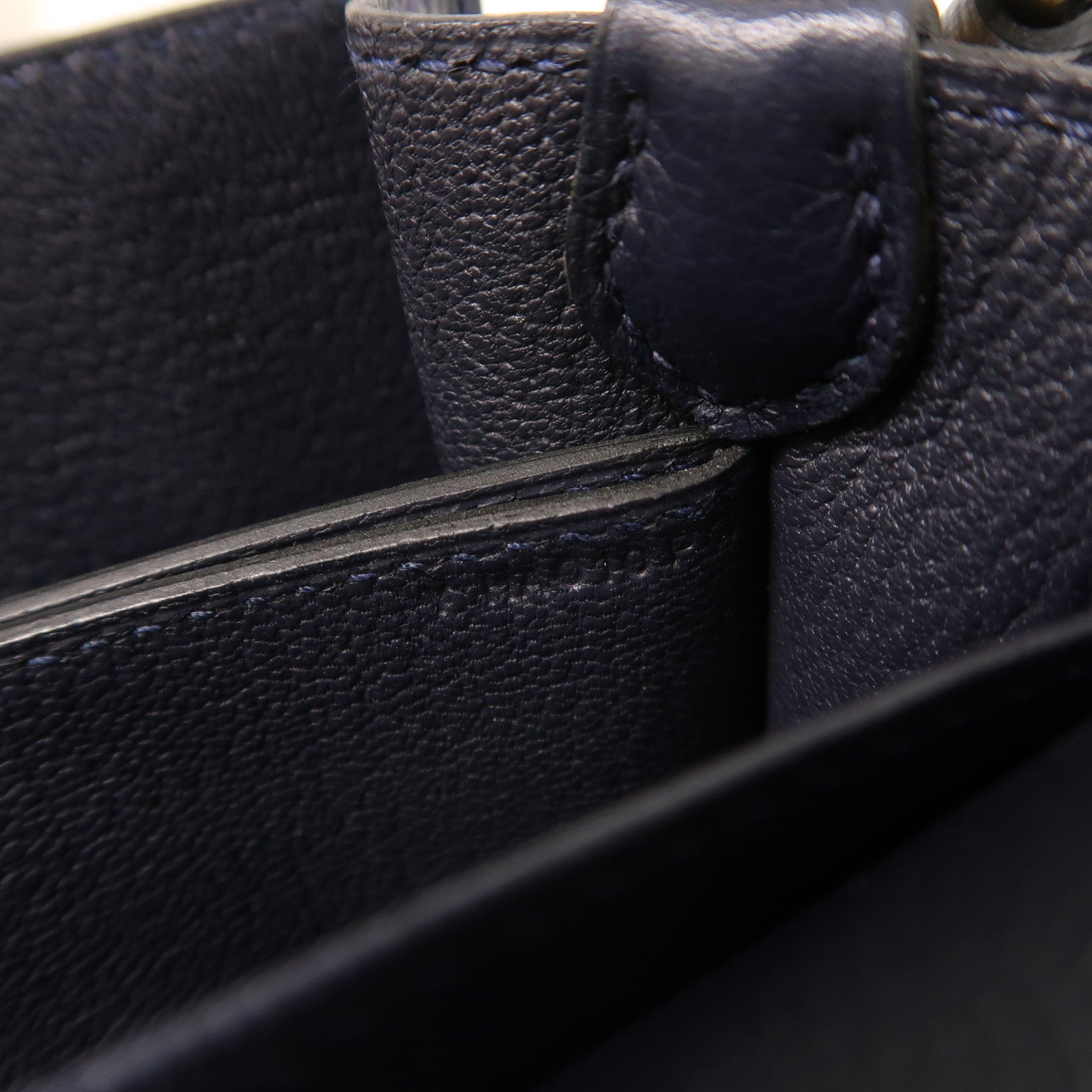 HERMES 【激減優惠】Evercolor皮革Mini Roulis金扣肩背袋夜空深藍色