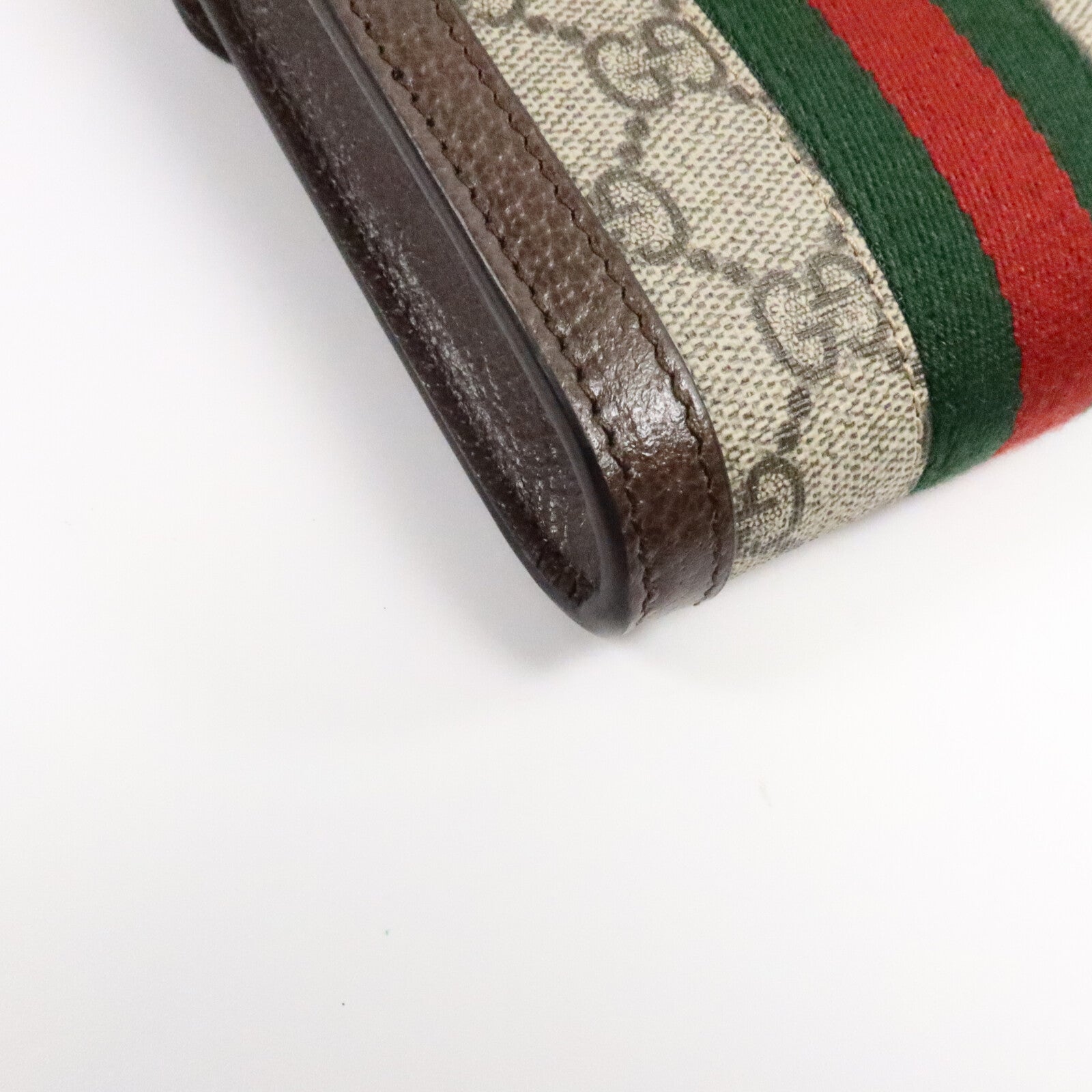 GUCCI 塗層帆布Mini Ophidia Wallet Belt Bag肩背袋