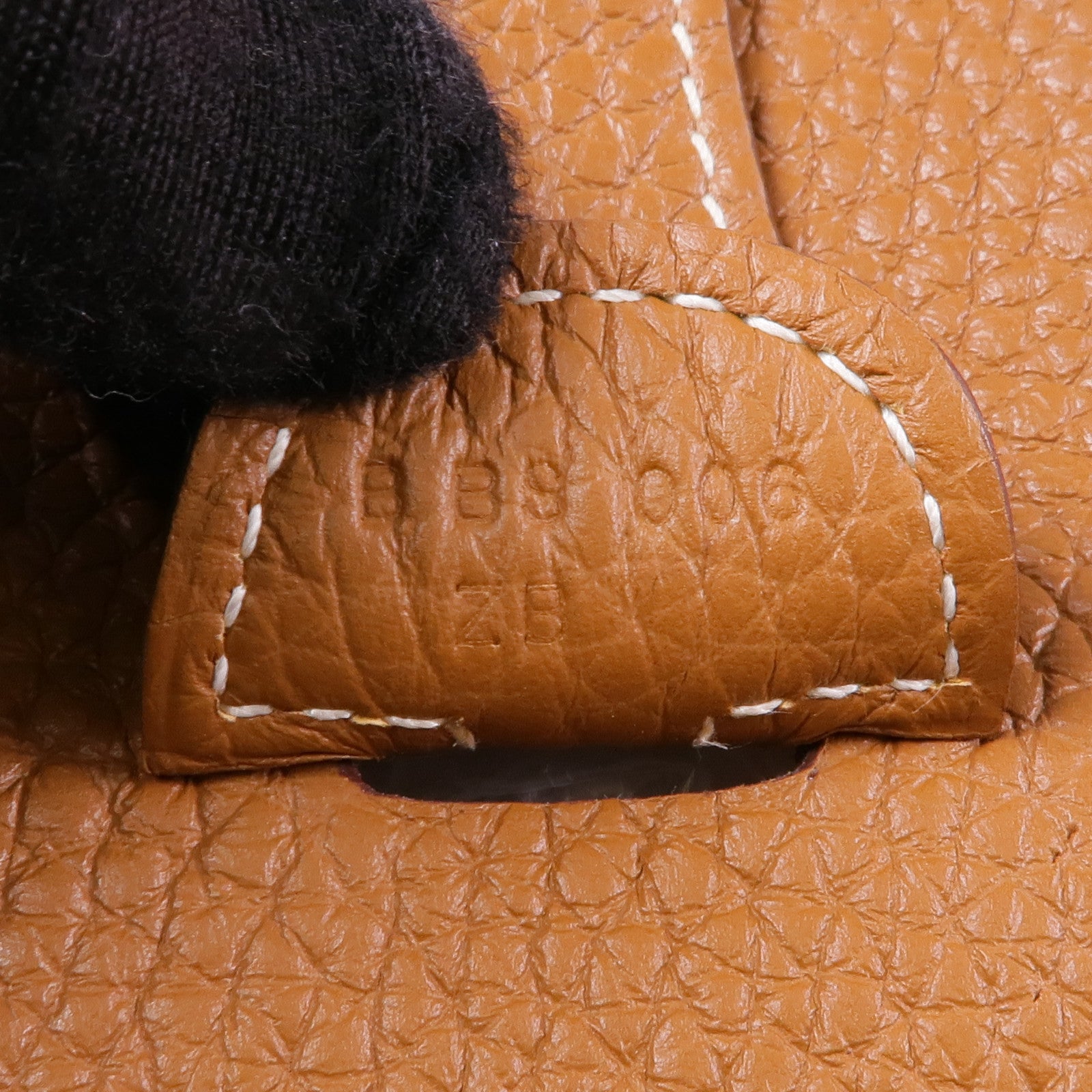 HERMES Clemence皮革Evelyne PM銀扣肩背袋37 Gold