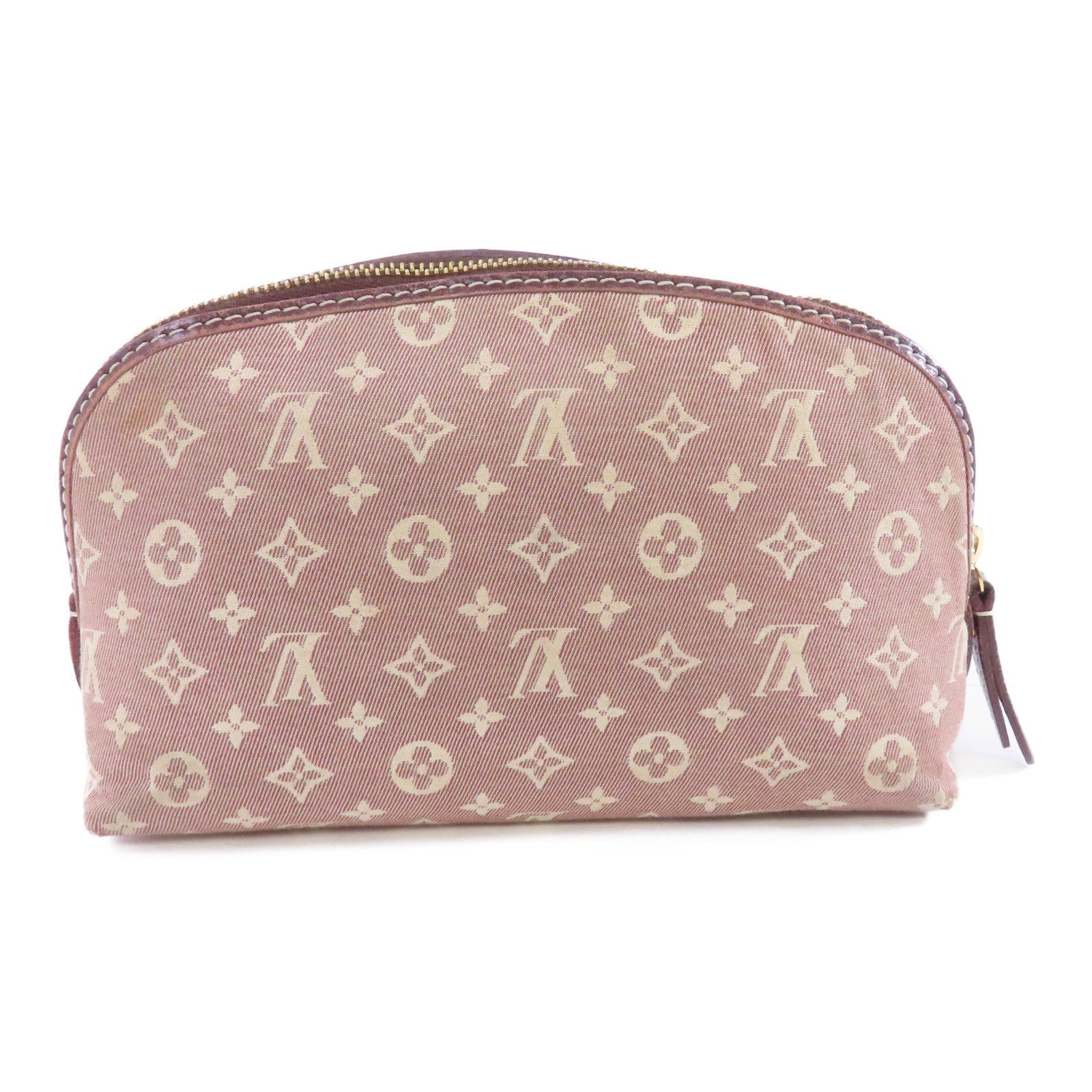 LOUIS VUITTON Monogram Idylle Pouch金扣化妝袋紅色