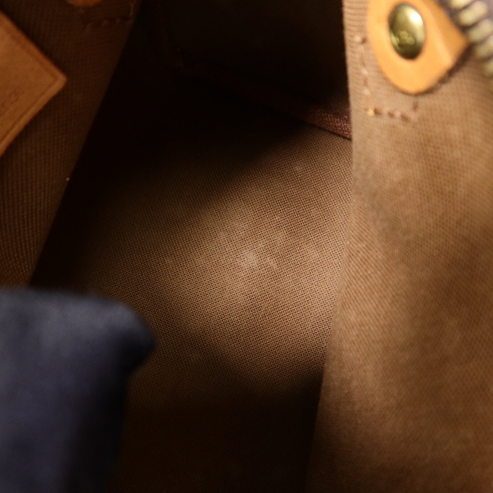 LOUIS VUITTON Monogram Nano Speedy手挽肩背兩用袋棕色