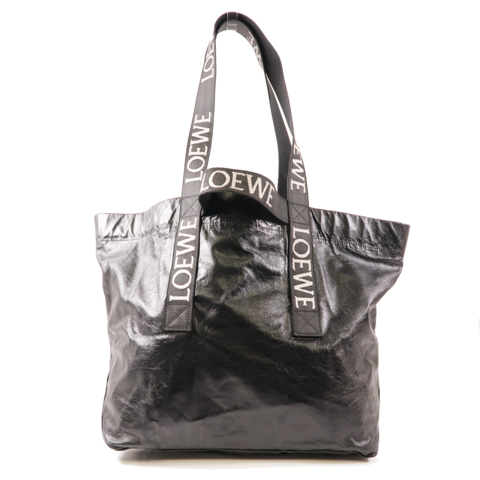 LOEWE 羊皮皮革Fold Shopper肩背袋