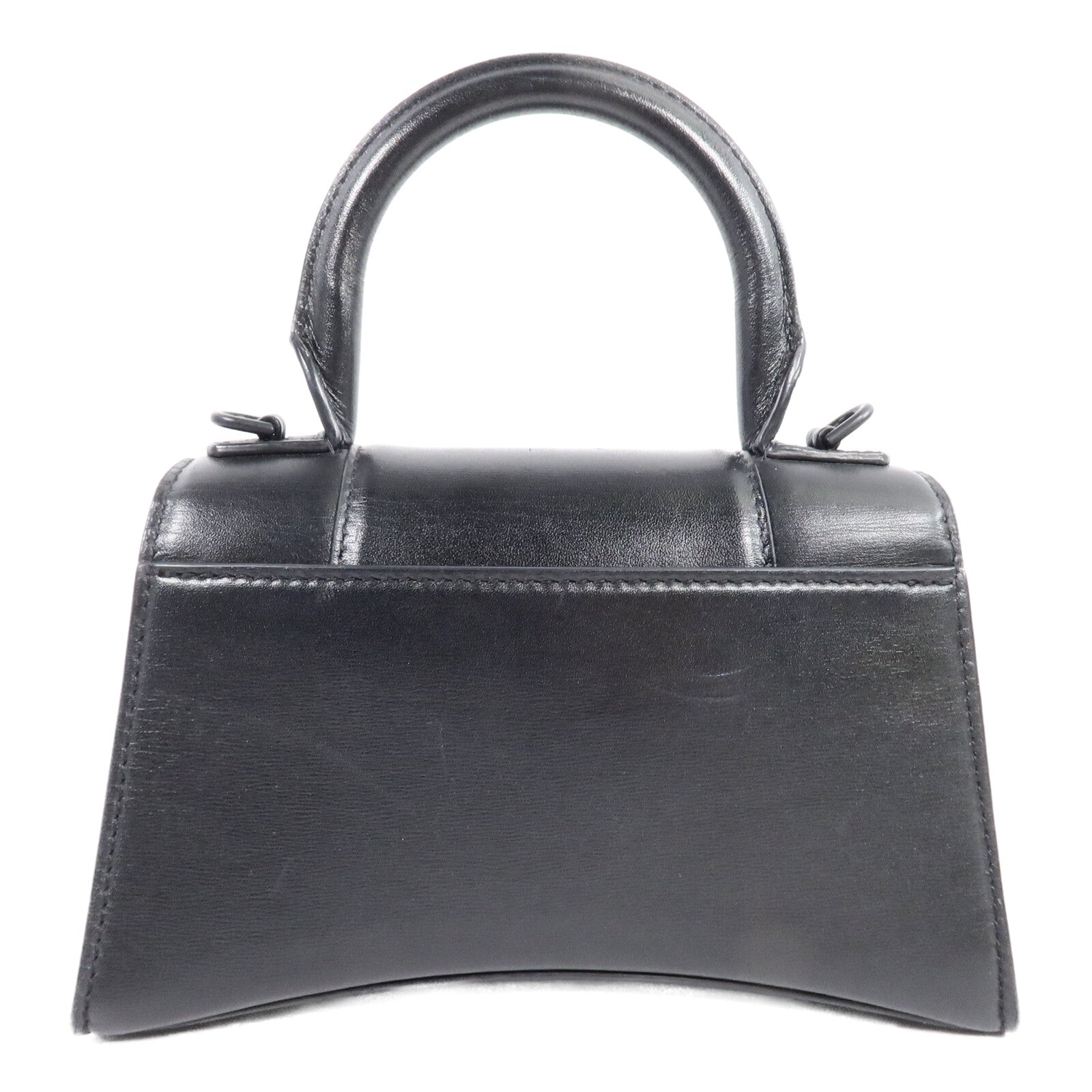 BALENCIAGA 牛皮皮革Hourglass XS手挽肩背兩用袋