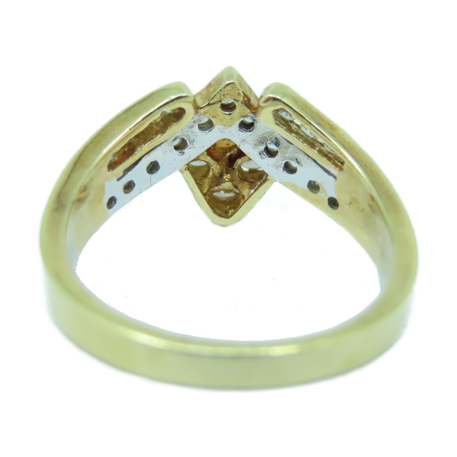 JEWELRY 【激減優惠】14K黃金Ring 3.7g鑽石戒指US#5.75