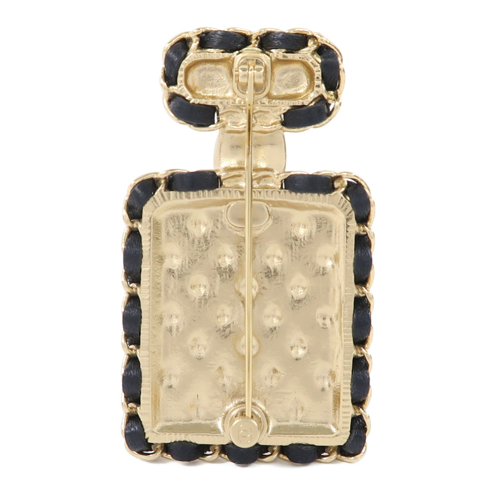CHANEL 金屬Brooch胸針金色/黑色