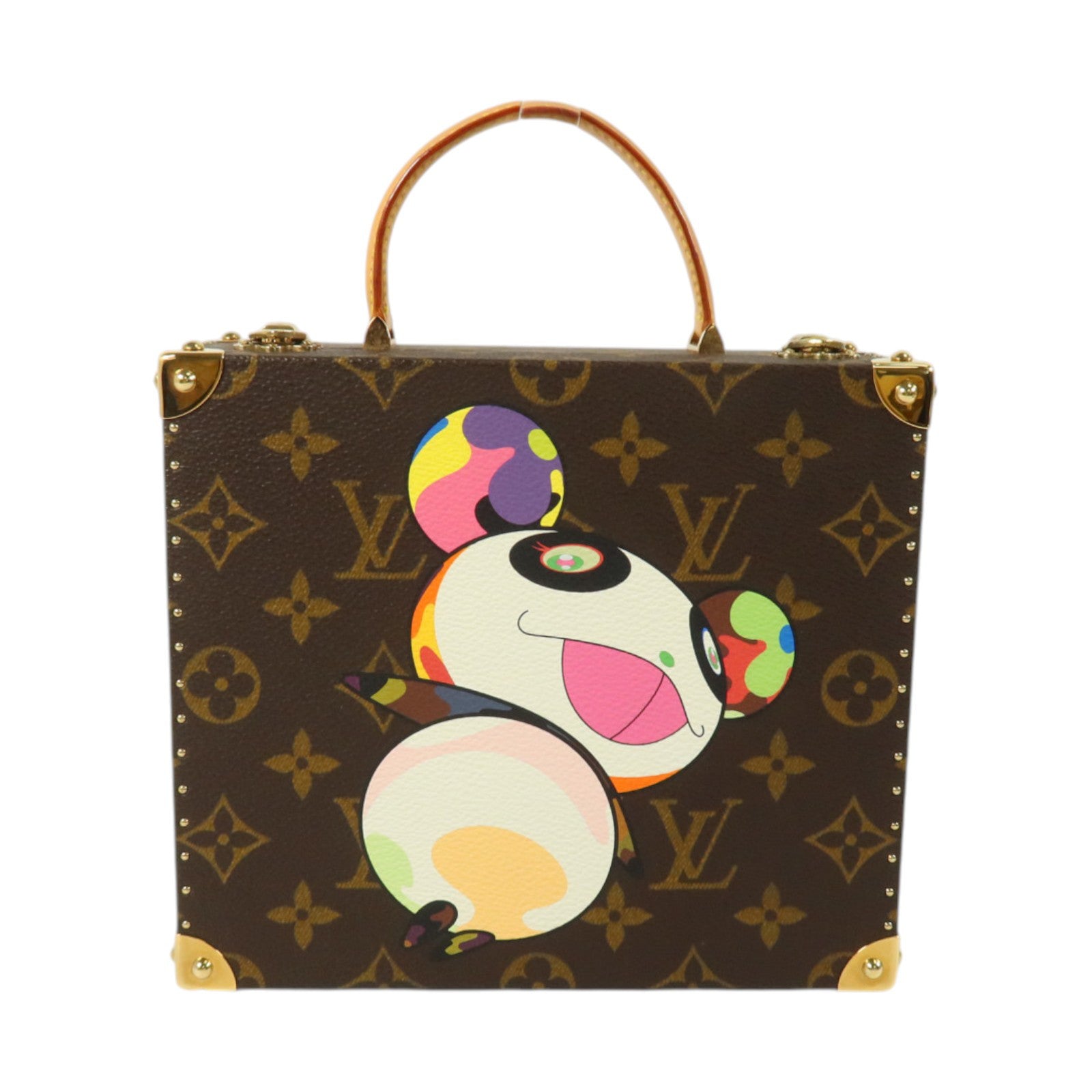 LOUIS VUITTON Monogram Panda Jewelry Box金扣手挽袋