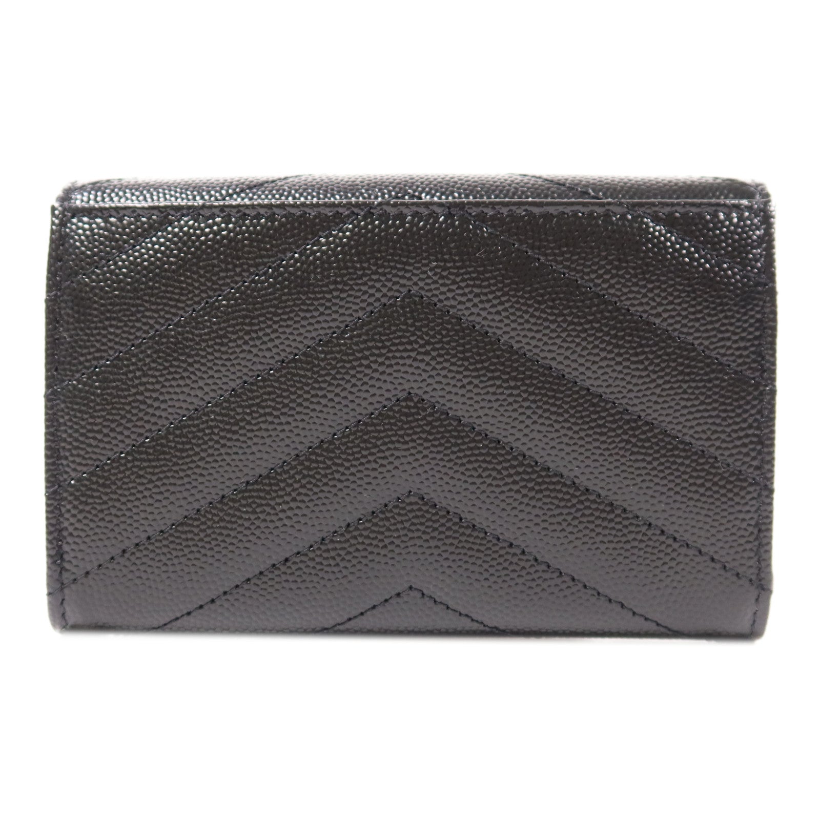 SAINT LAURENT 皮革Cassandre Matelasse Small金扣錢包