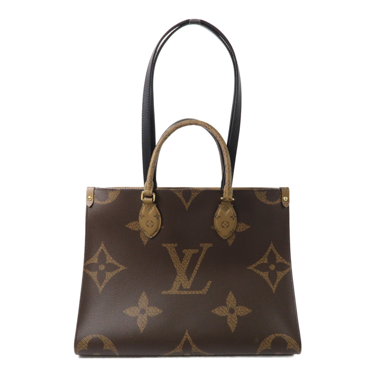 LOUIS VUITTON Monogram Giant On The Go MM手挽肩背兩用袋