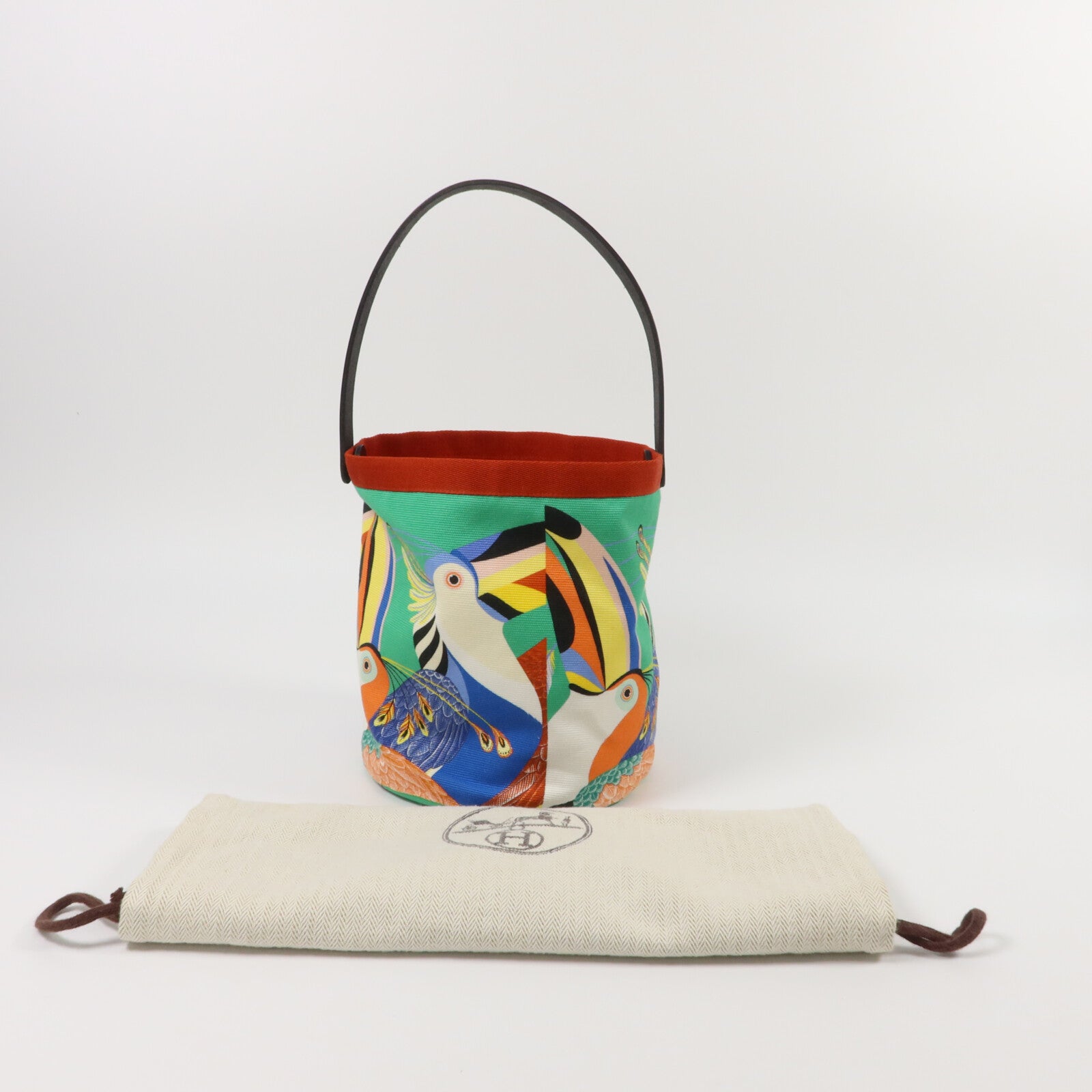 HERMES 帆布So Small Bag手挽袋