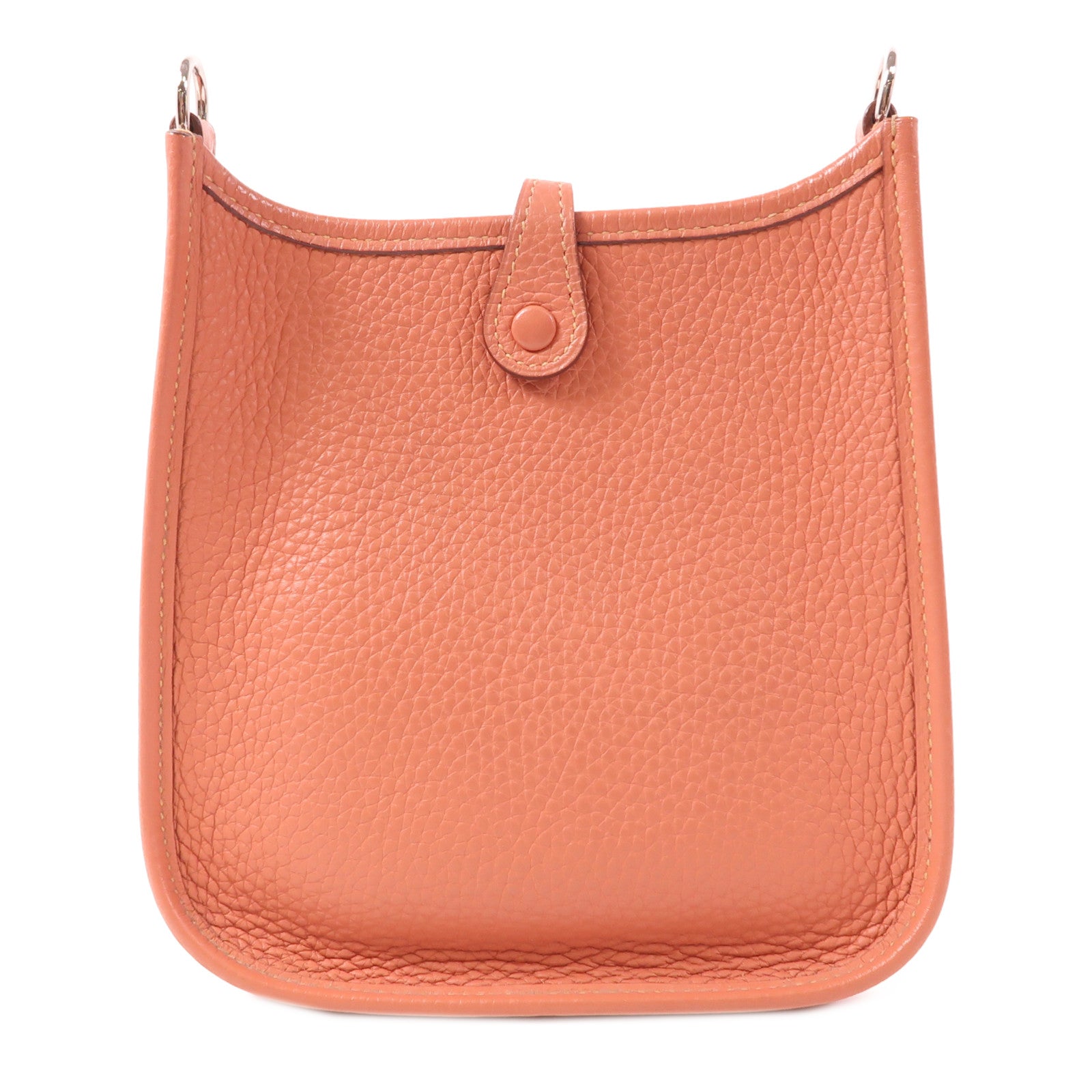 HERMES Clemence皮革Evelyne TPM銀扣肩背袋