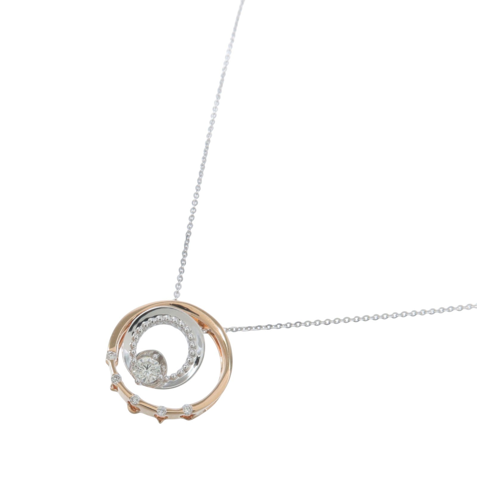 JEWELRY 18K白金/玫瑰金Diamond Necklace鑽石項鍊