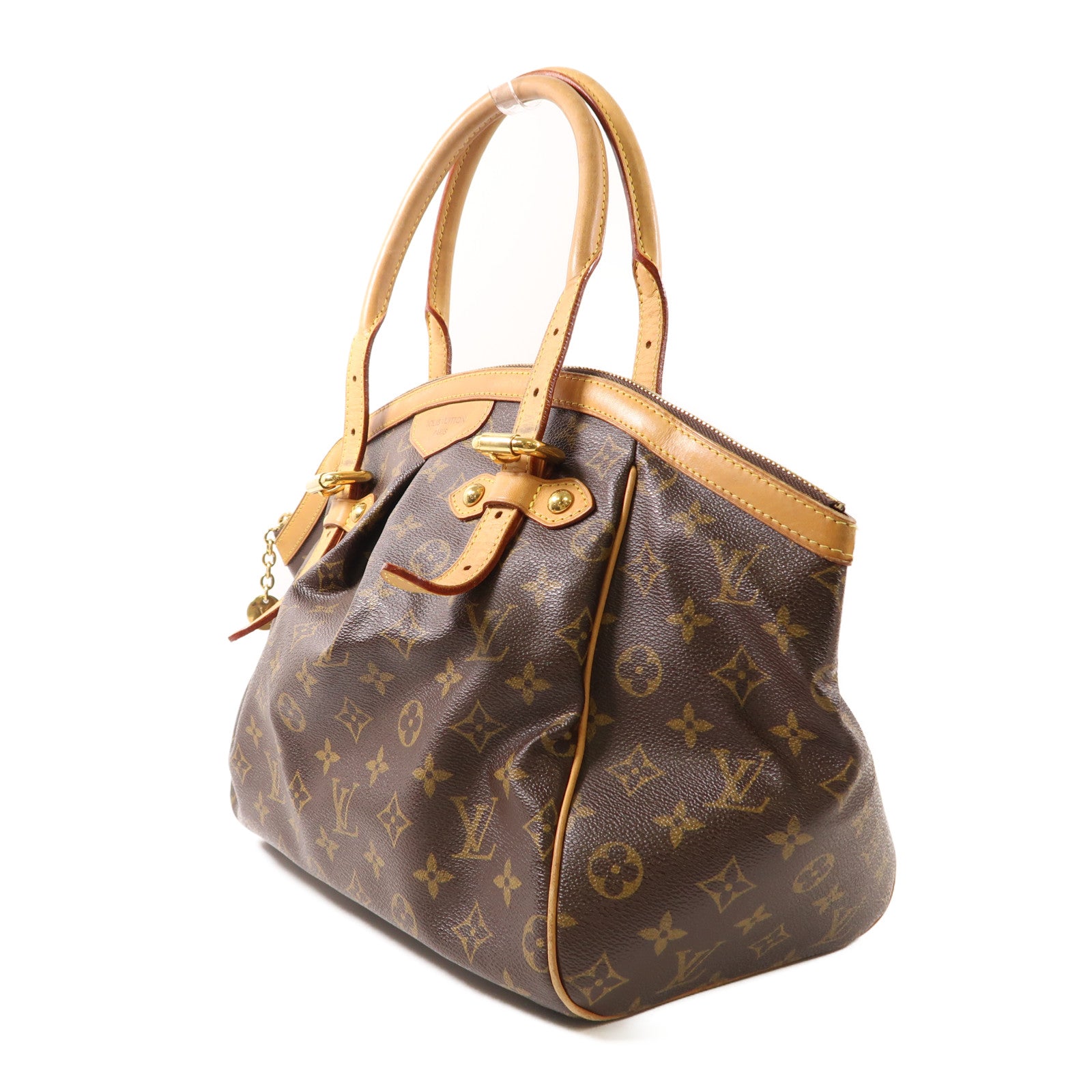LOUIS VUITTON LV GHW Tivoli GM Shoulder Bag M40144 Monogram Brown