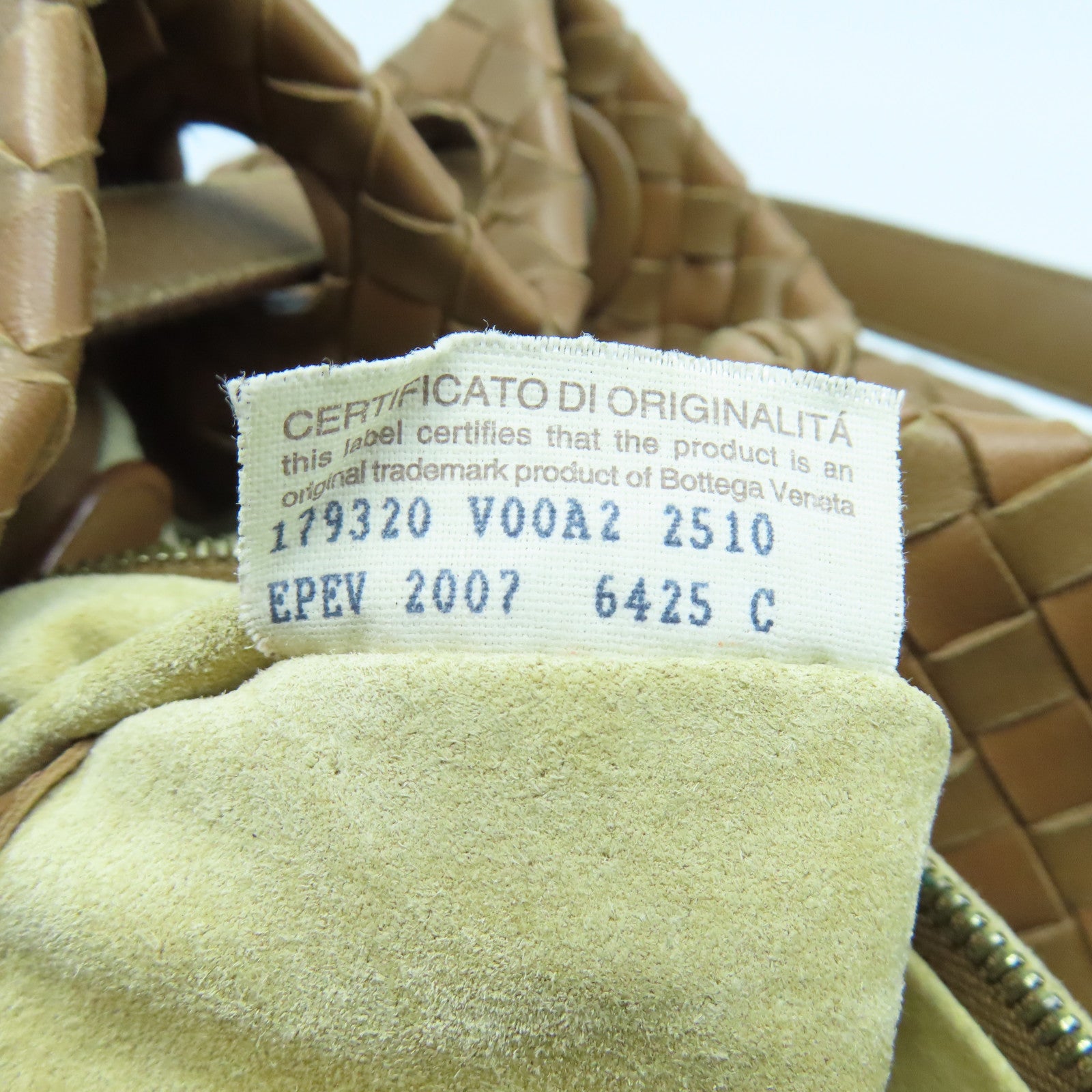 BOTTEGA VENETA 【激減優惠】羊皮皮革Shoulder Bag金扣肩背袋啡色